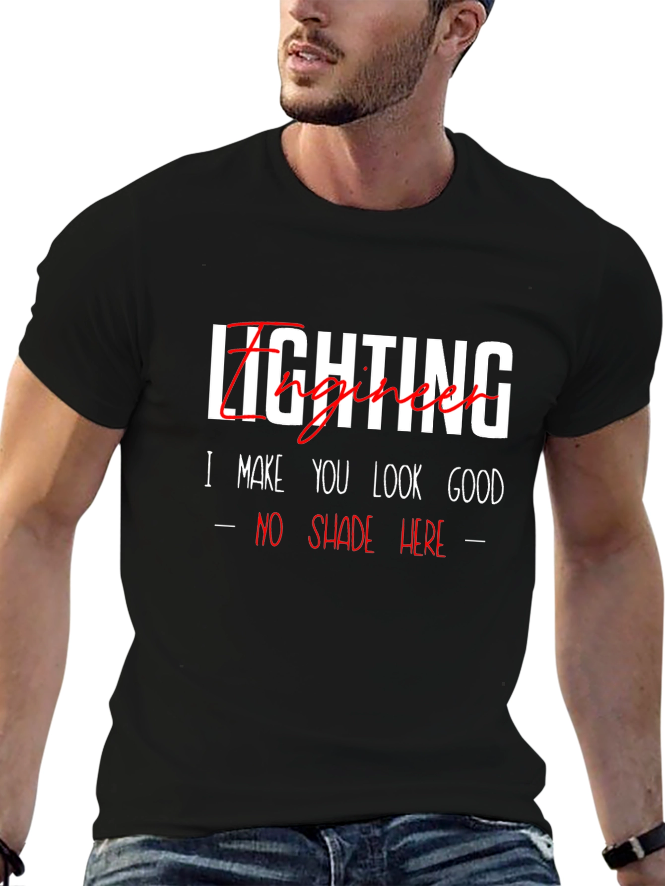 Lighting Engineer Funny Graphic T-Shirt