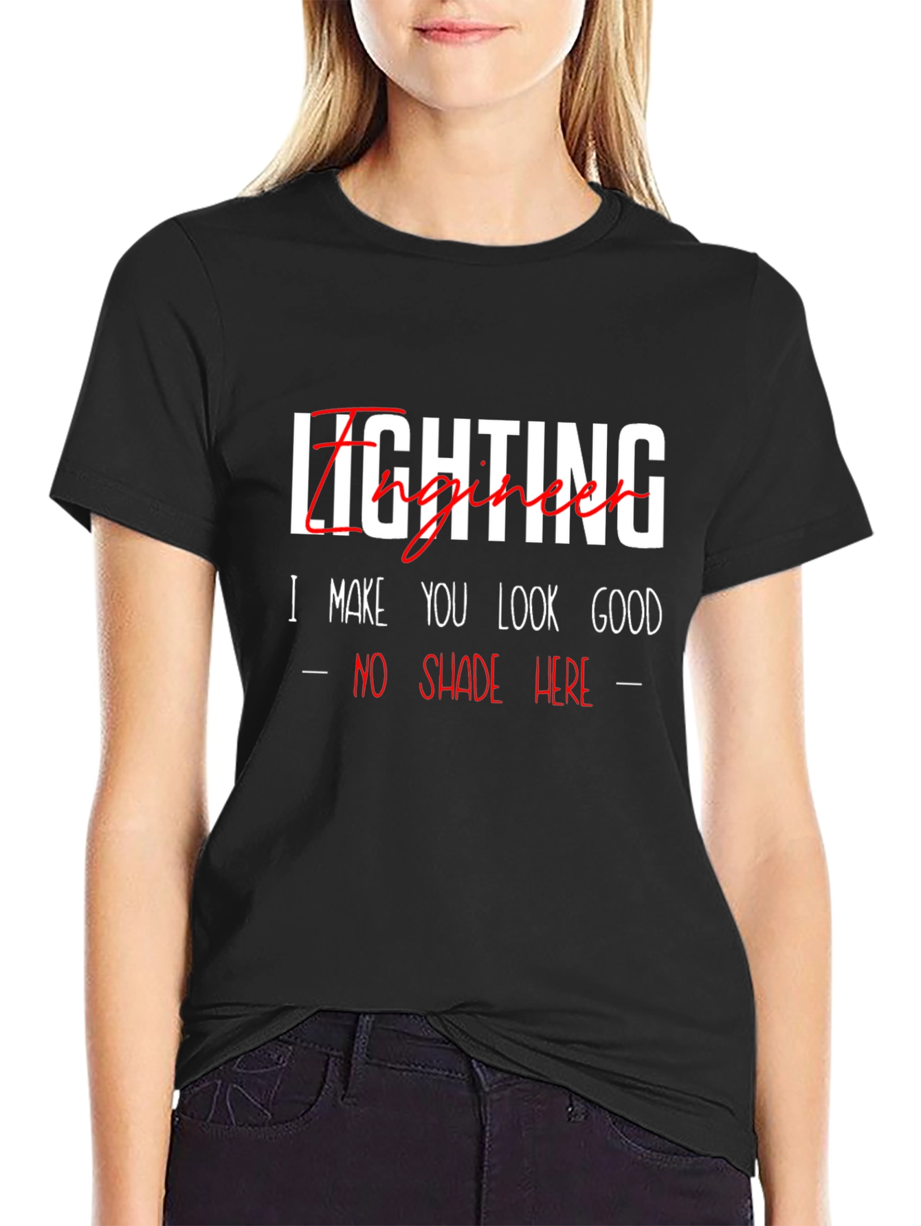 Lighting Engineer Funny Graphic T-Shirt