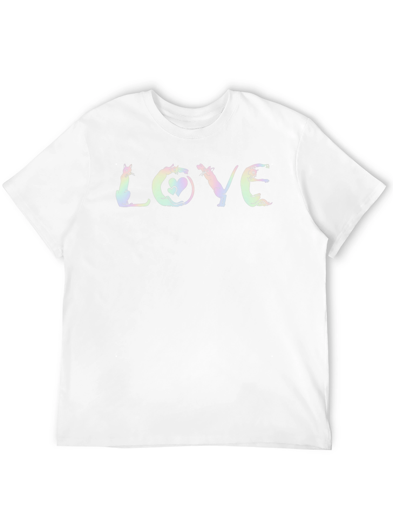 Cat Love T-Shirt - Cute Graphic Tee