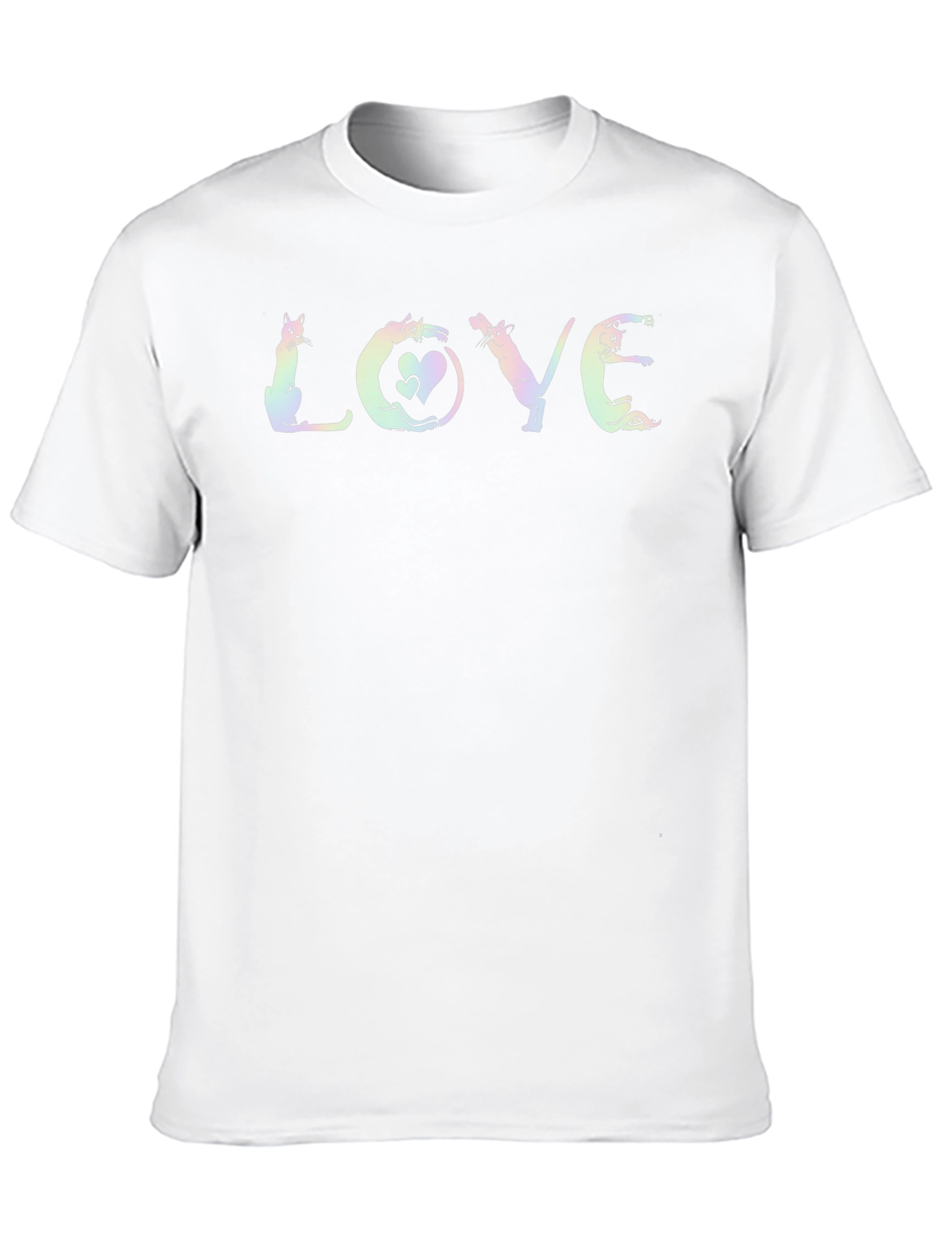 Cat Love T-Shirt - Cute Graphic Tee