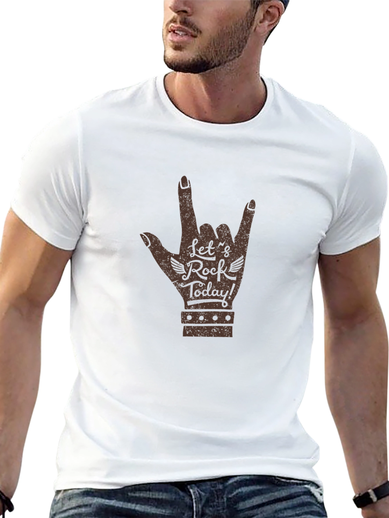 Lets Rock Today! Graphic T-Shirt