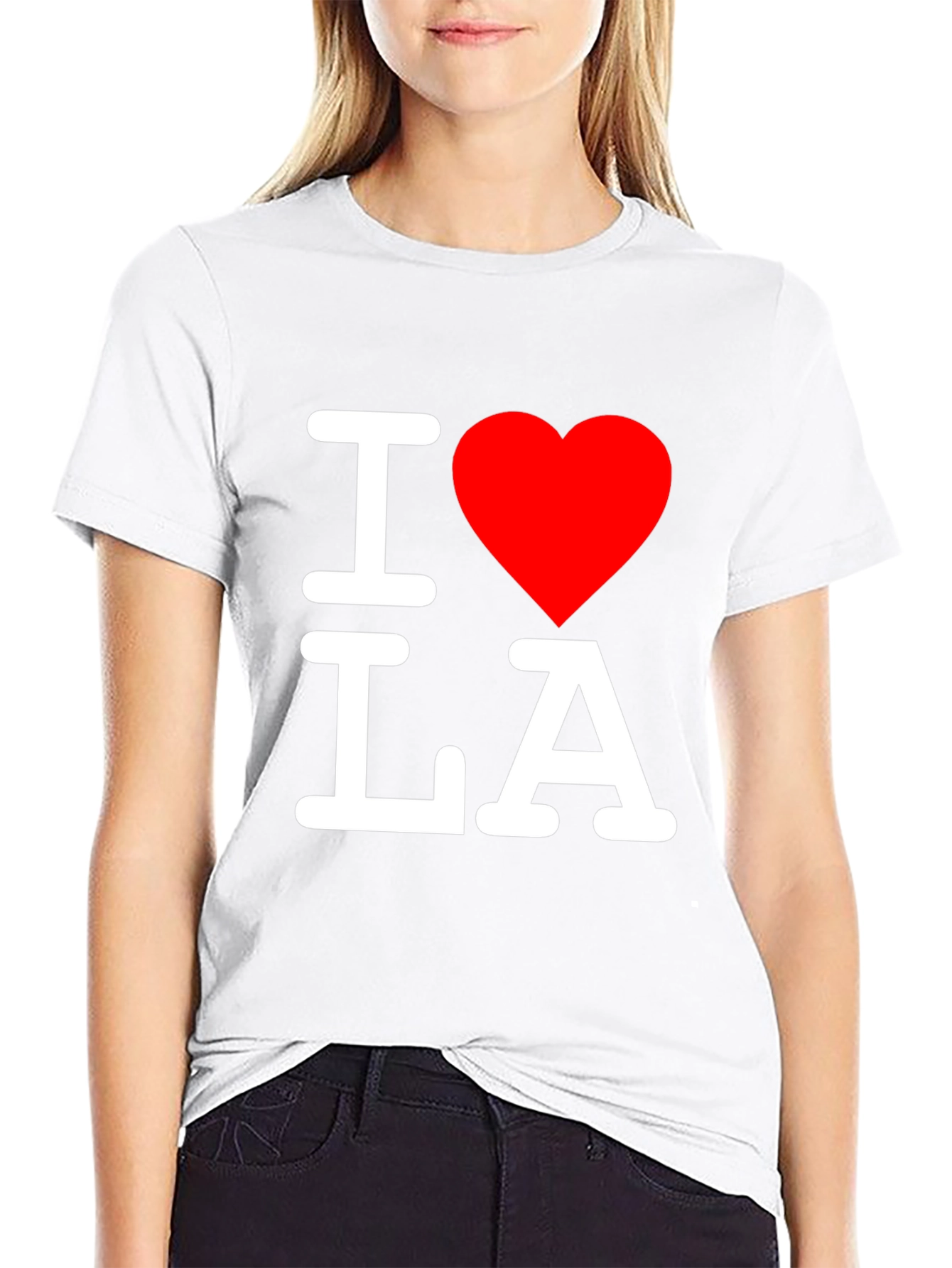 I Heart LA Black T-Shirt