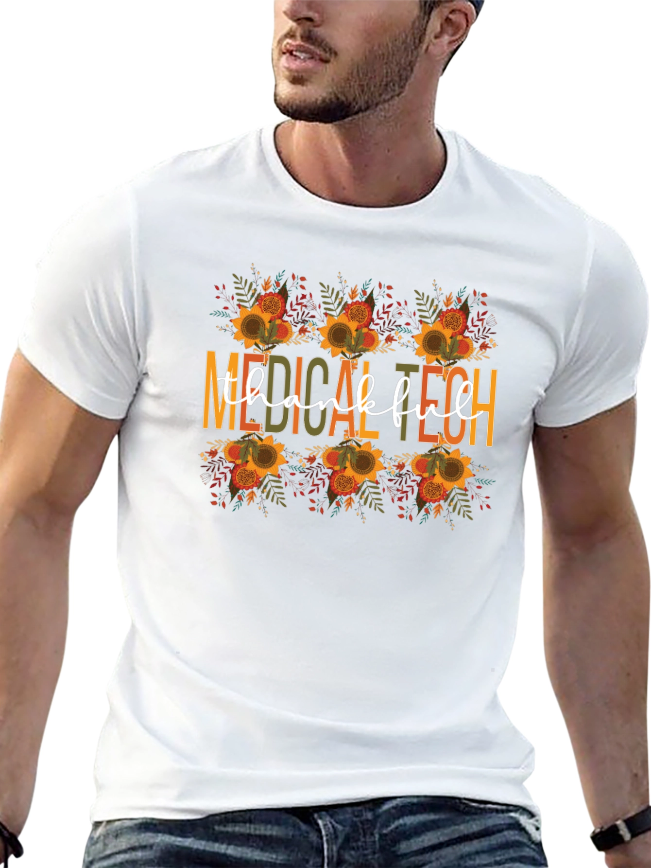 Medical Tech Thankful Fall T-Shirt