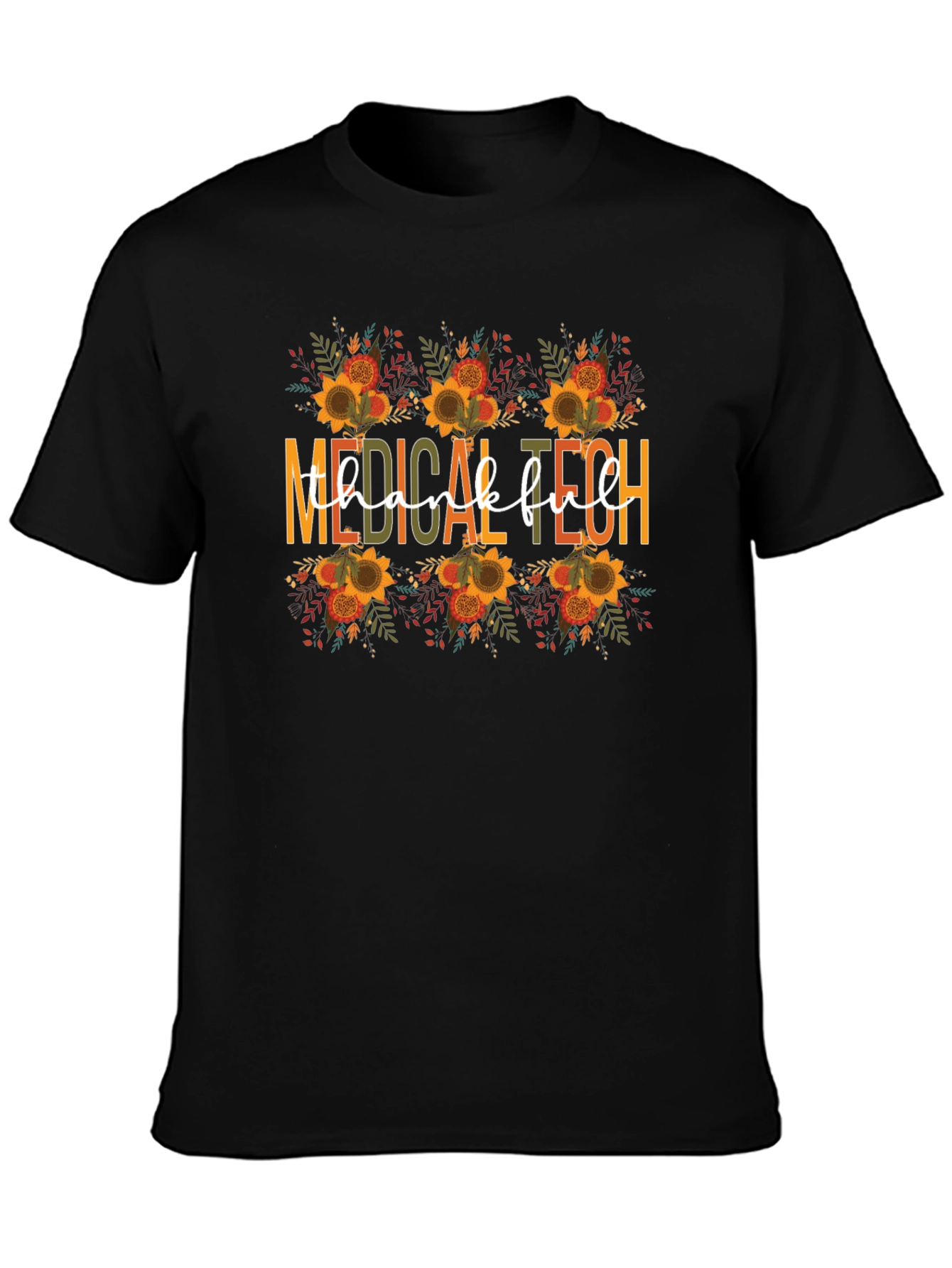 Medical Tech Thankful Fall T-Shirt
