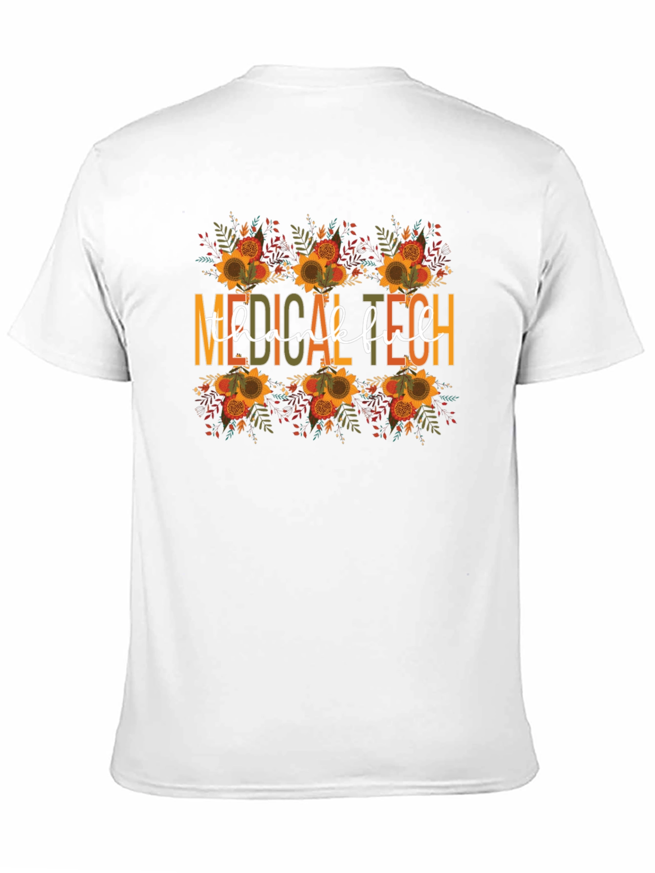 Medical Tech Thankful Fall T-Shirt