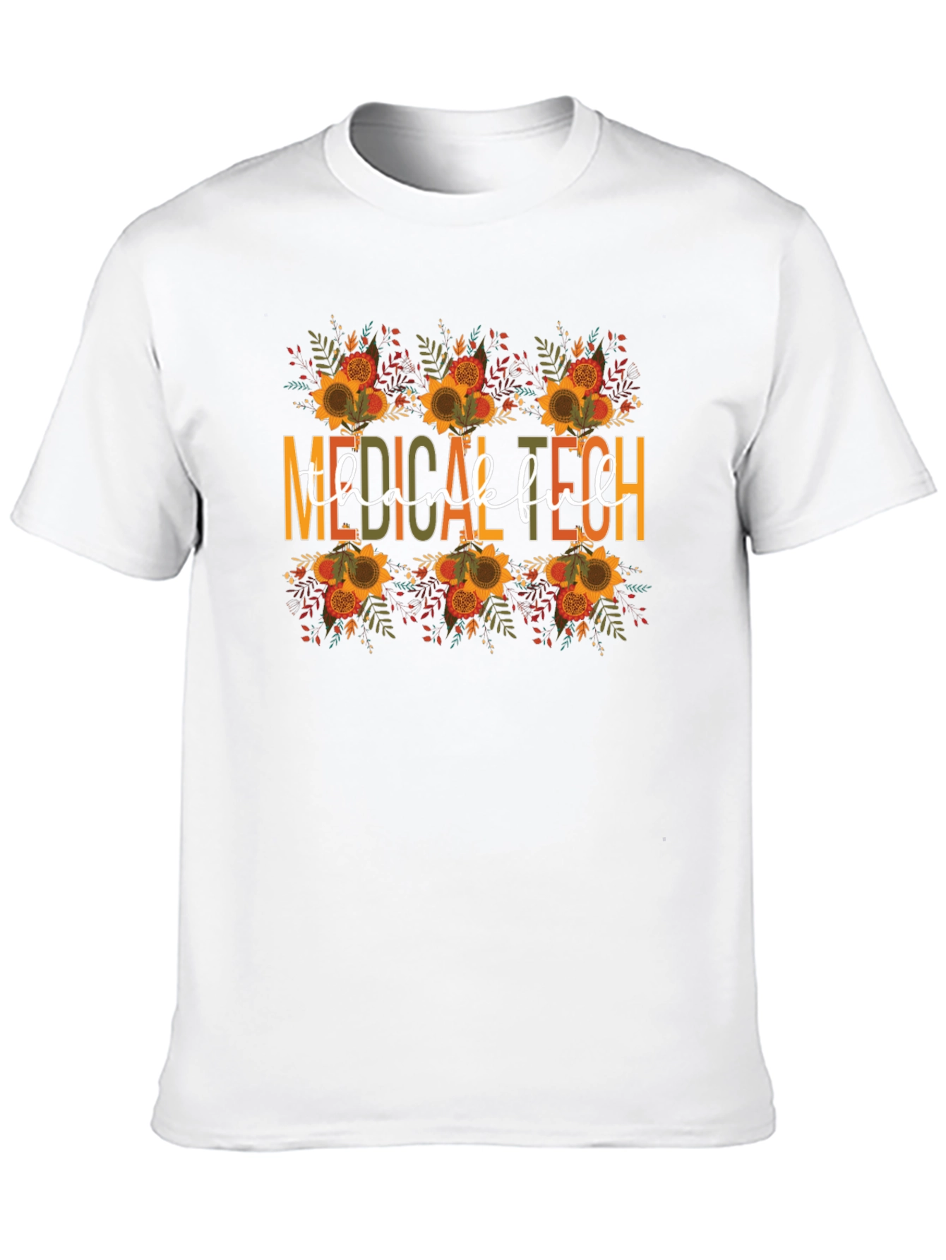Medical Tech Thankful Fall T-Shirt