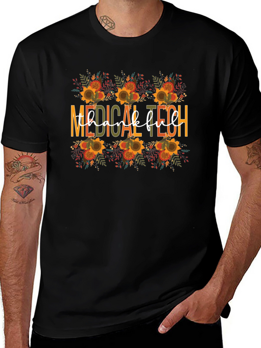 Medical Tech Thankful Fall T-Shirt