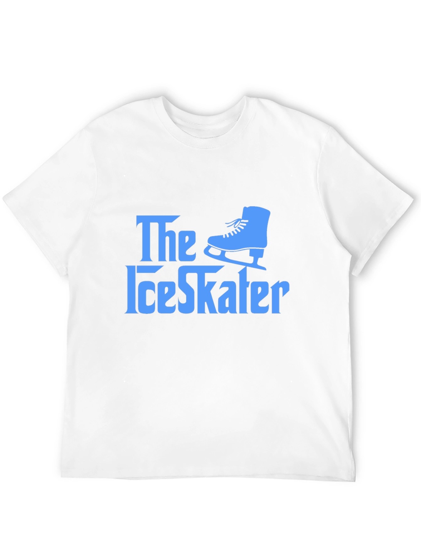 The Ice Skater Graphic Tee - Black Cotton T-Shirt
