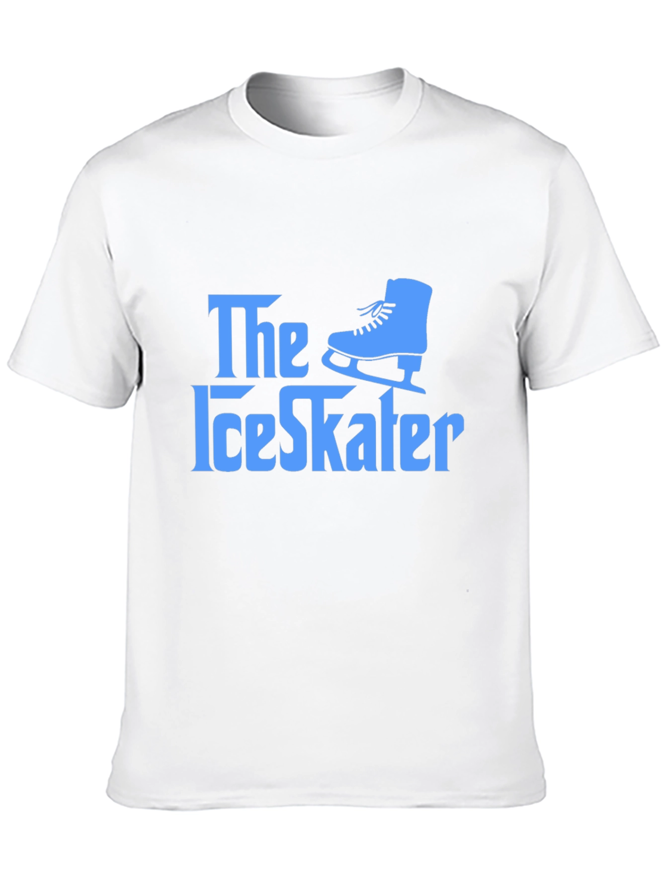 The Ice Skater Graphic Tee - Black Cotton T-Shirt
