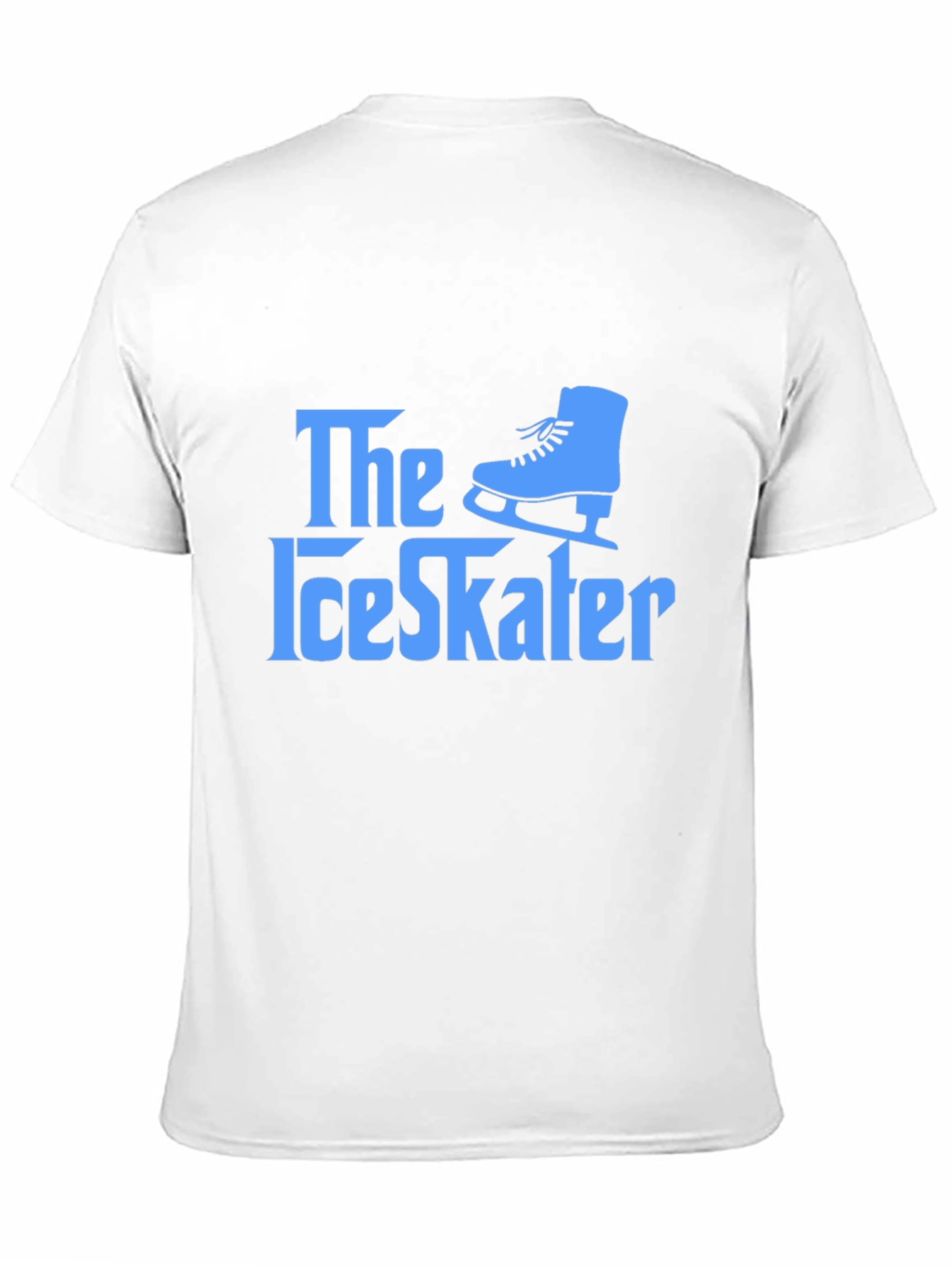 The Ice Skater Graphic Tee - Black Cotton T-Shirt