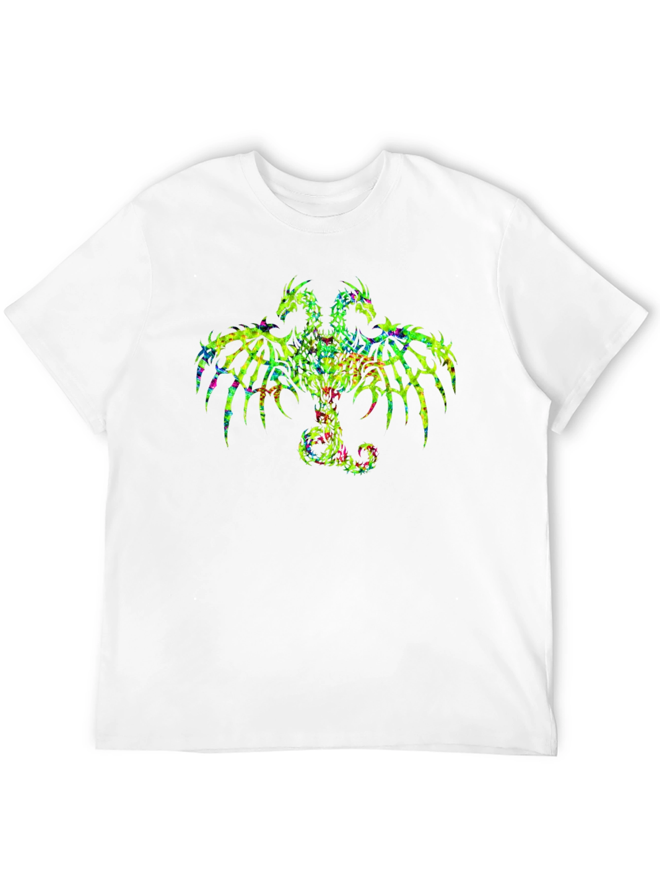 Three-Headed Dragon Graphic Tee - Black