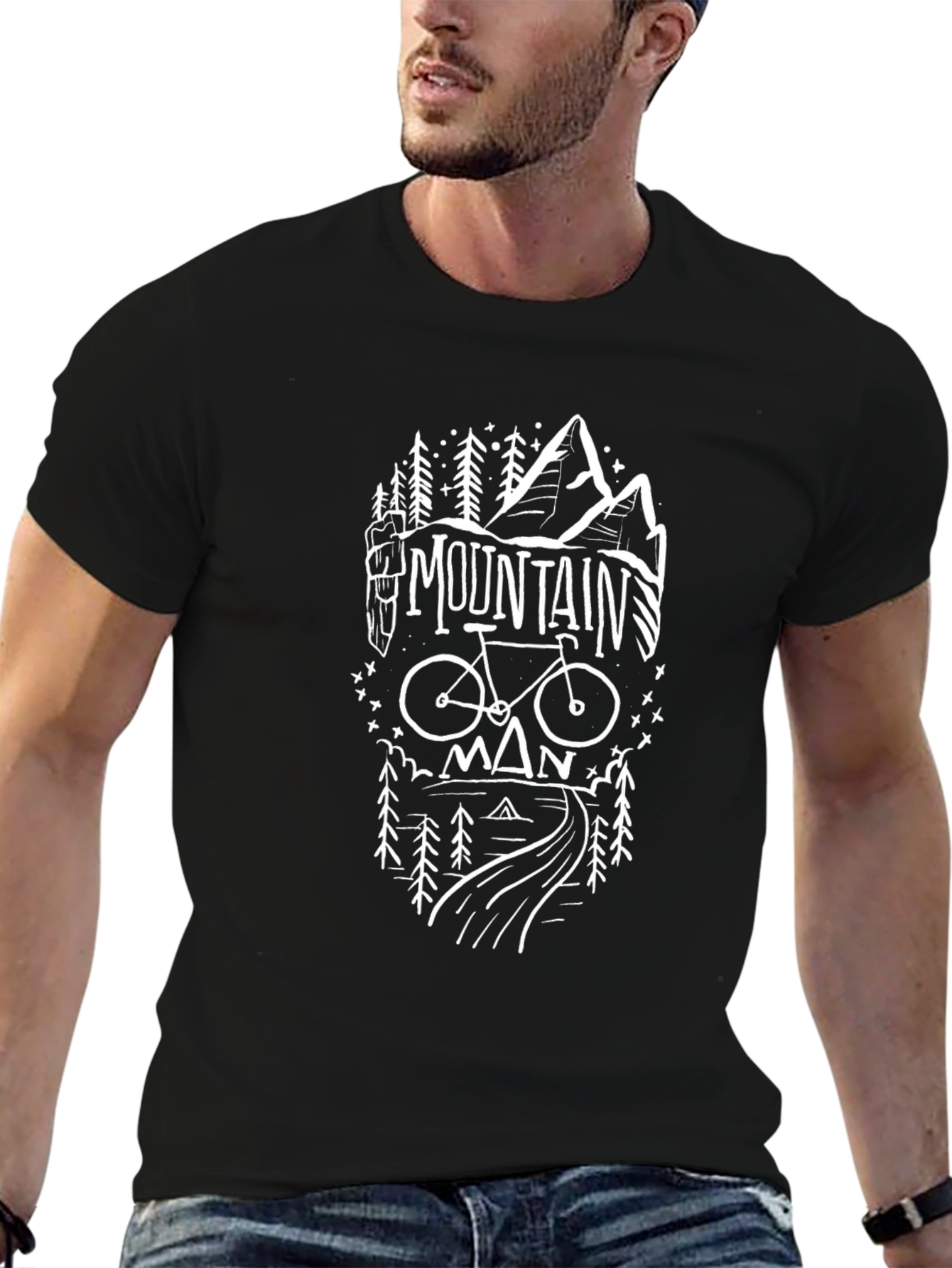 Mountain Man Graphic Tee - Adventure Awaits