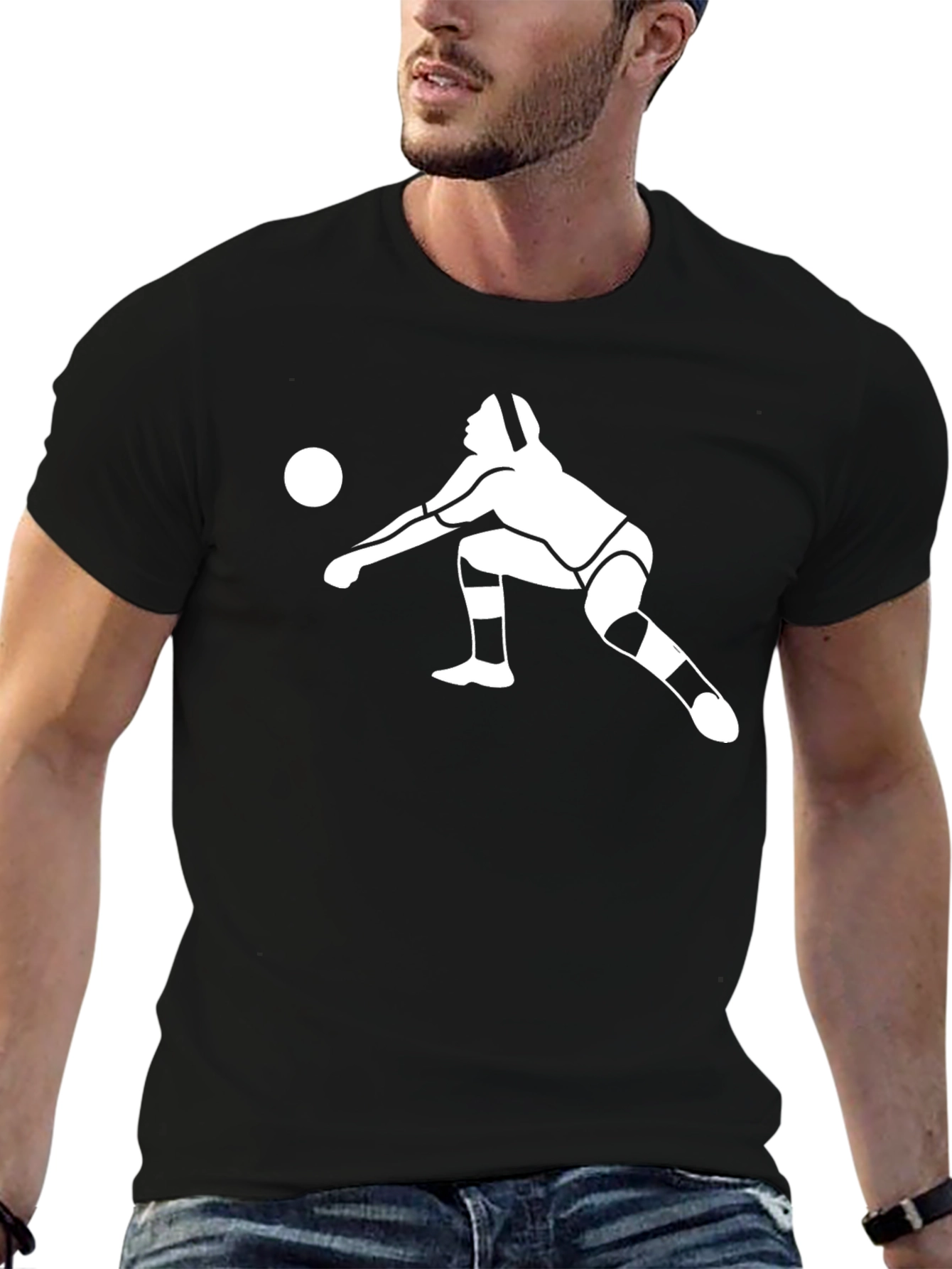 Volleyball Player Graphic Tee