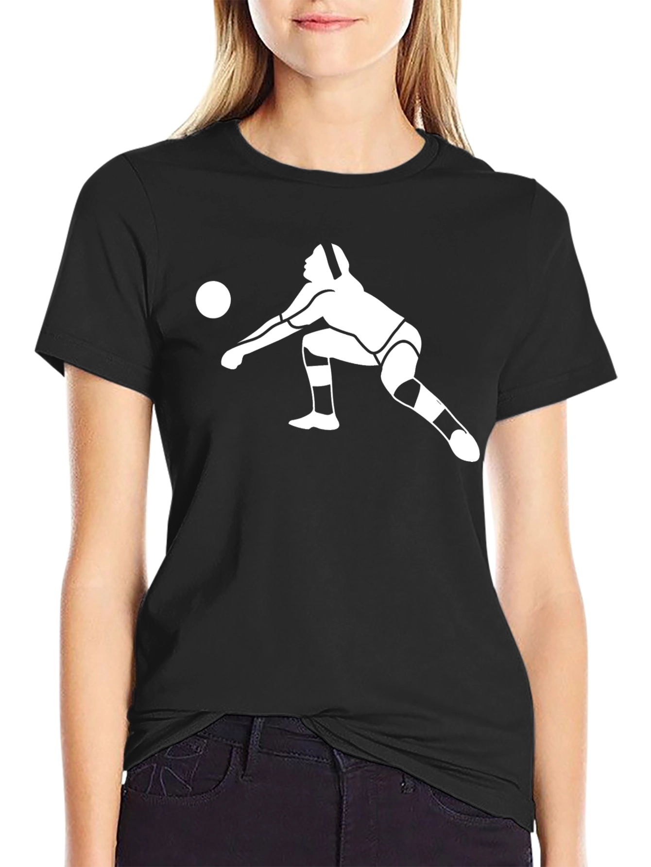 Volleyball Player Graphic Tee