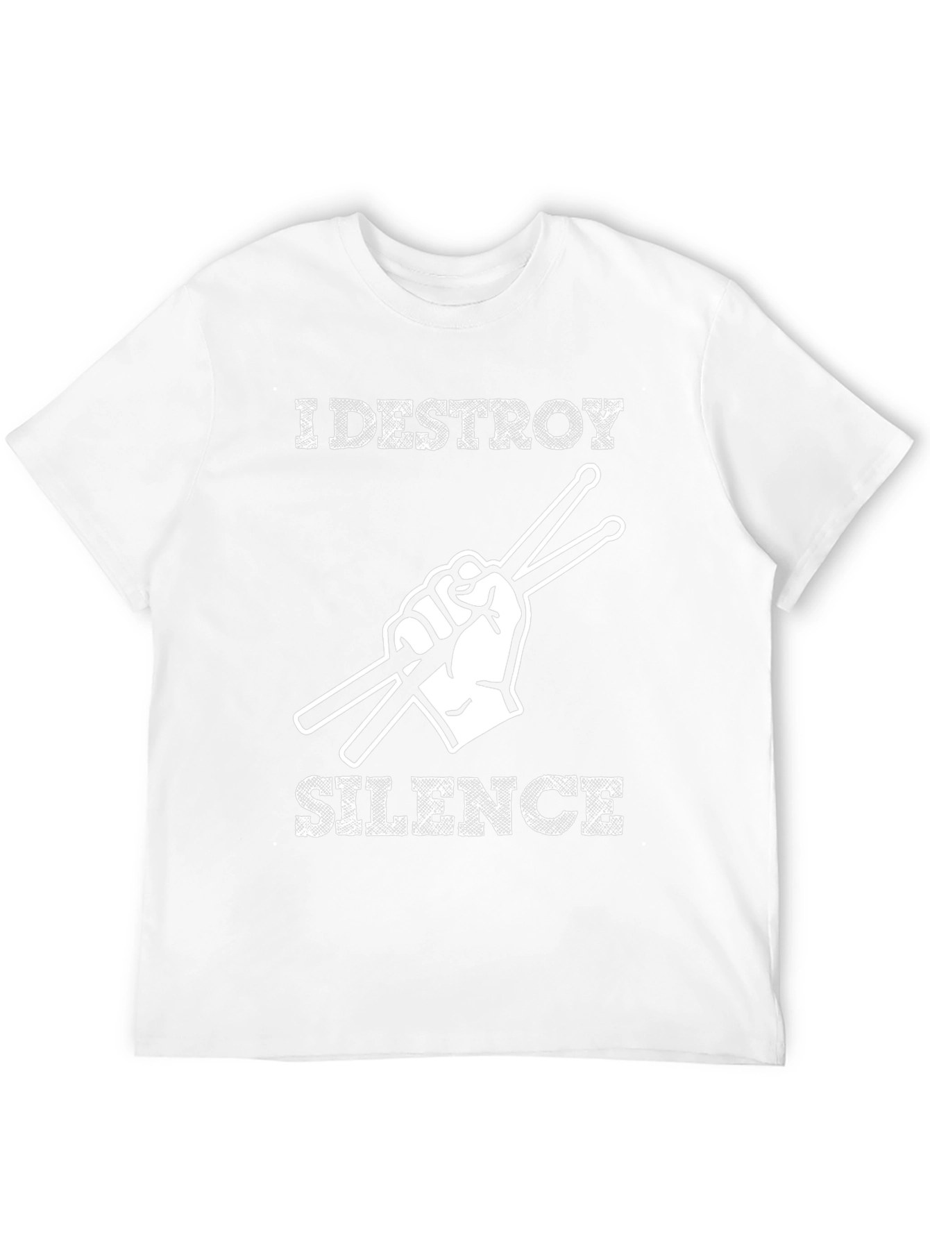 I Destroy Silence Drummer T-Shirt