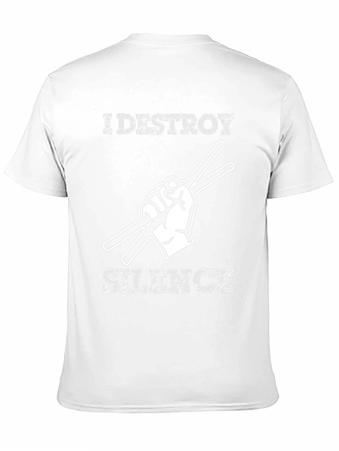 I Destroy Silence Drummer T-Shirt