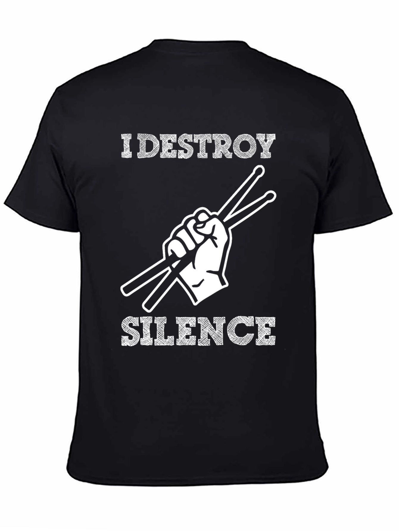I Destroy Silence Drummer T-Shirt