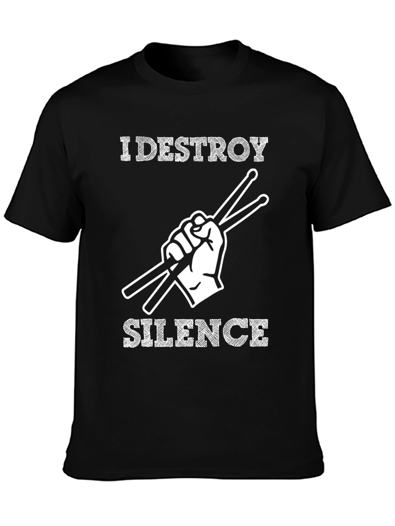 I Destroy Silence Drummer T-Shirt
