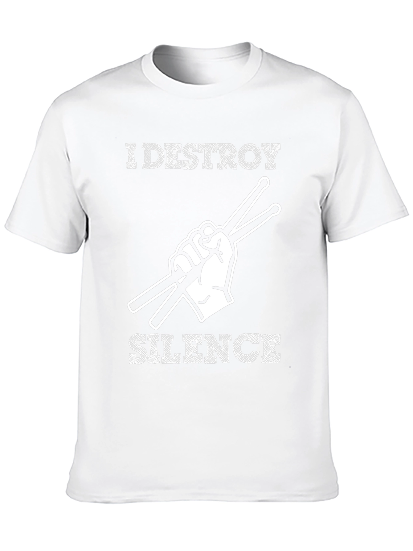 I Destroy Silence Drummer T-Shirt