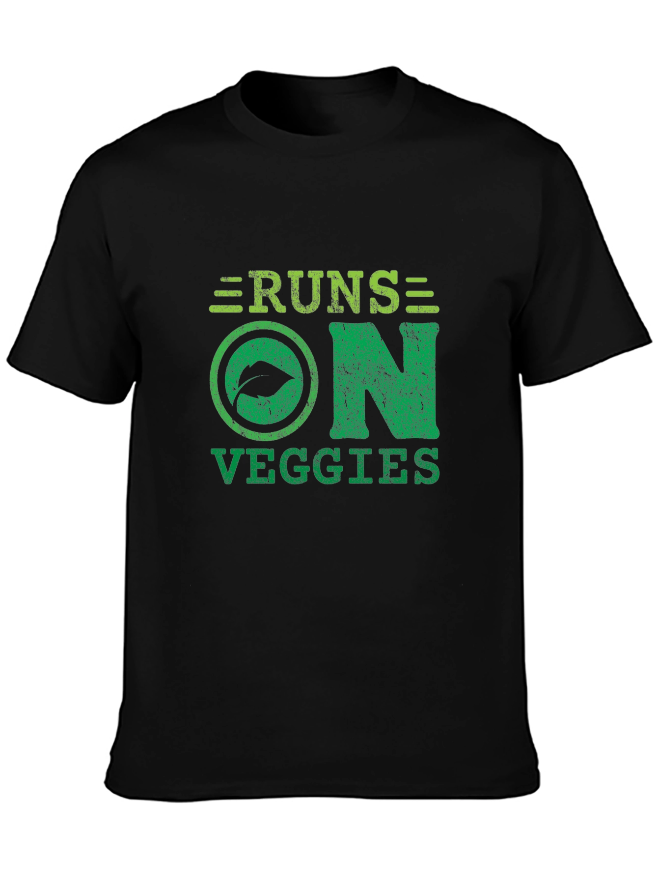 Runs On Veggies T-Shirt - Vegan Apparel