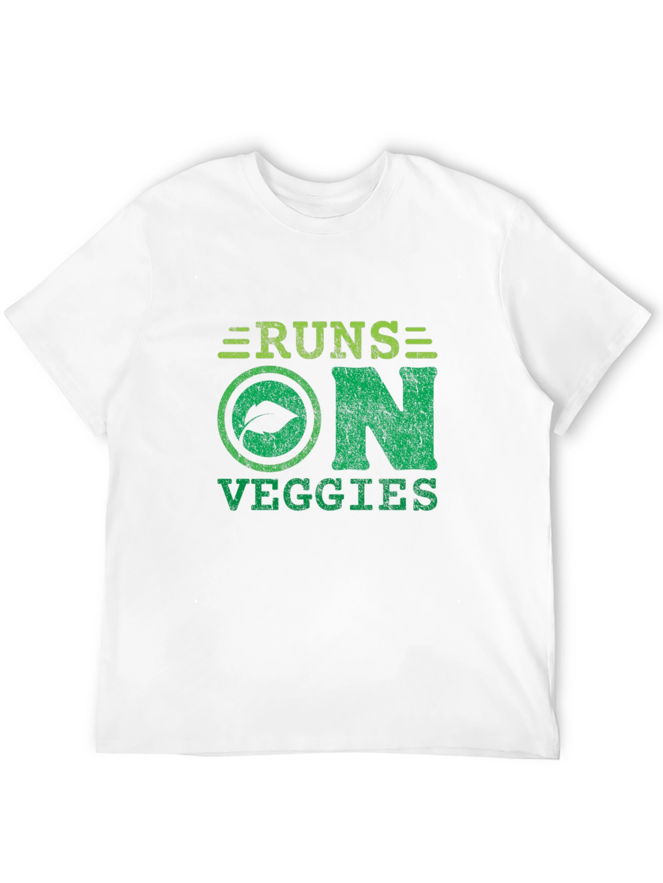 Runs On Veggies T-Shirt - Vegan Apparel
