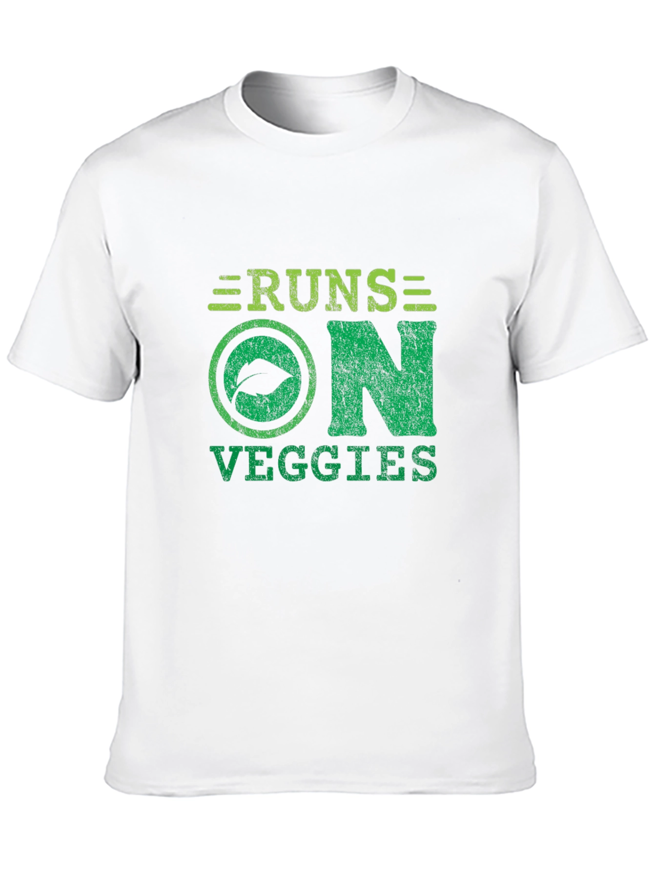 Runs On Veggies T-Shirt - Vegan Apparel