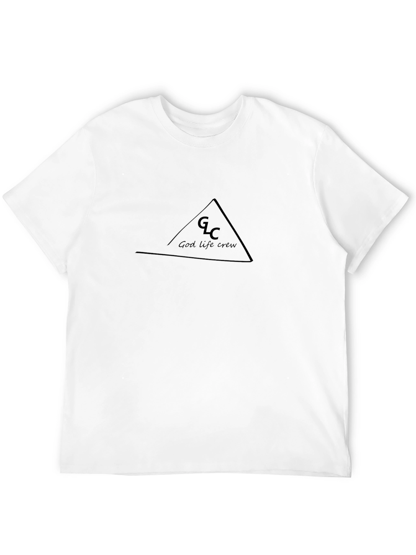 God Life Crew Graphic Tee - Stylish Black T-Shirt