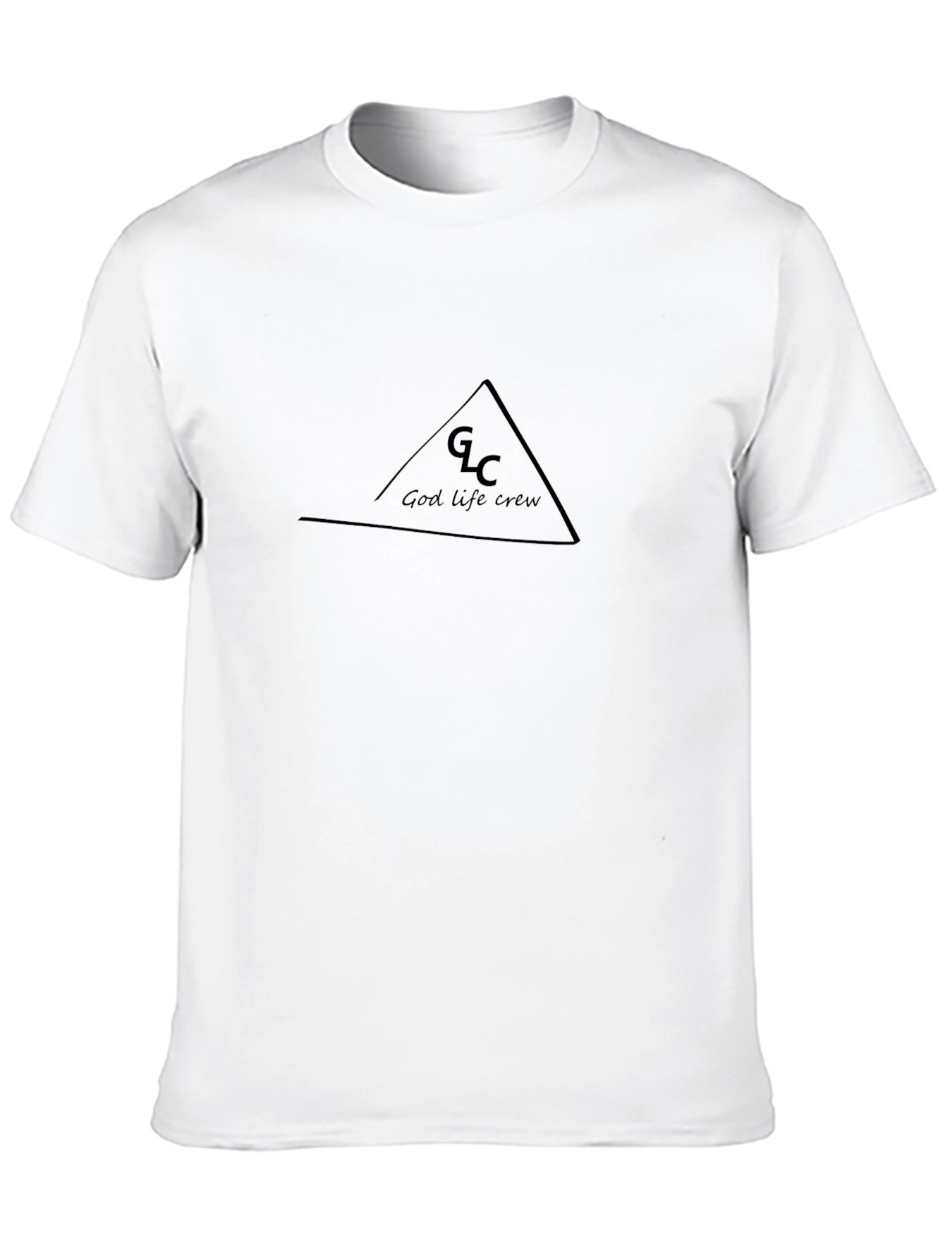 God Life Crew Graphic Tee - Stylish Black T-Shirt