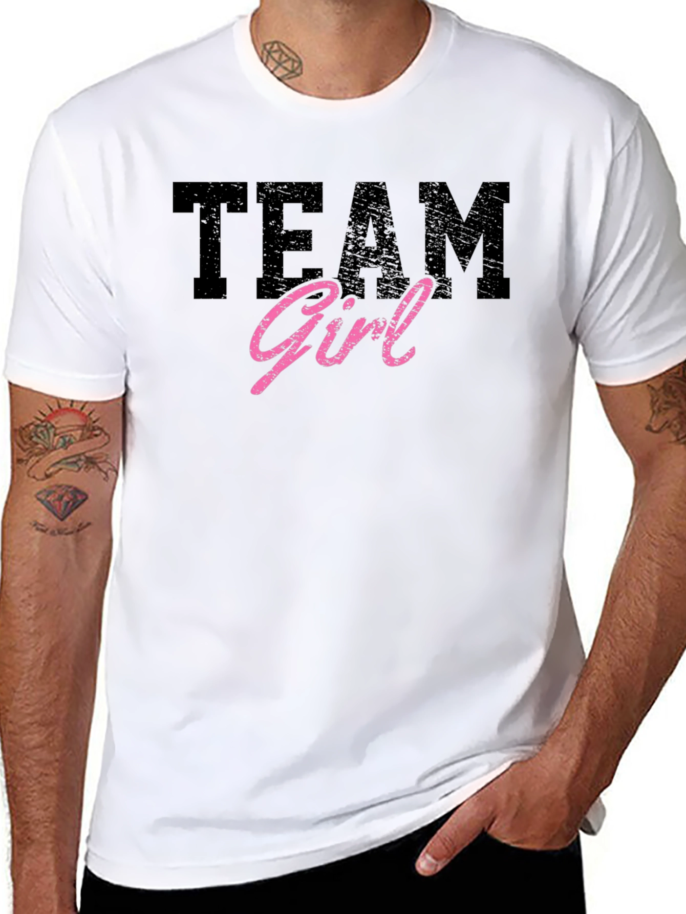 Team Girl Gender Reveal T-Shirt