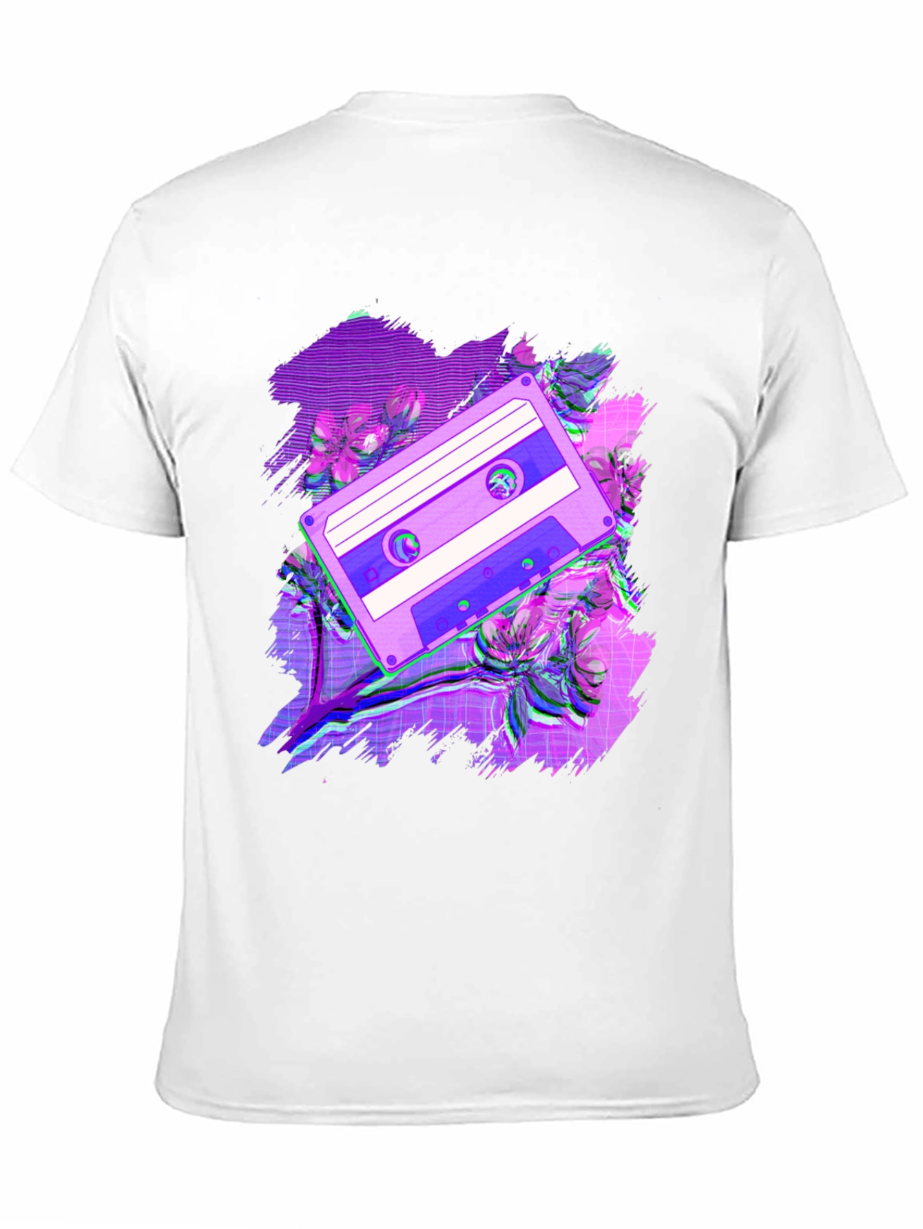 Retro Cassette Tape T-Shirt - Vaporwave Aesthetic