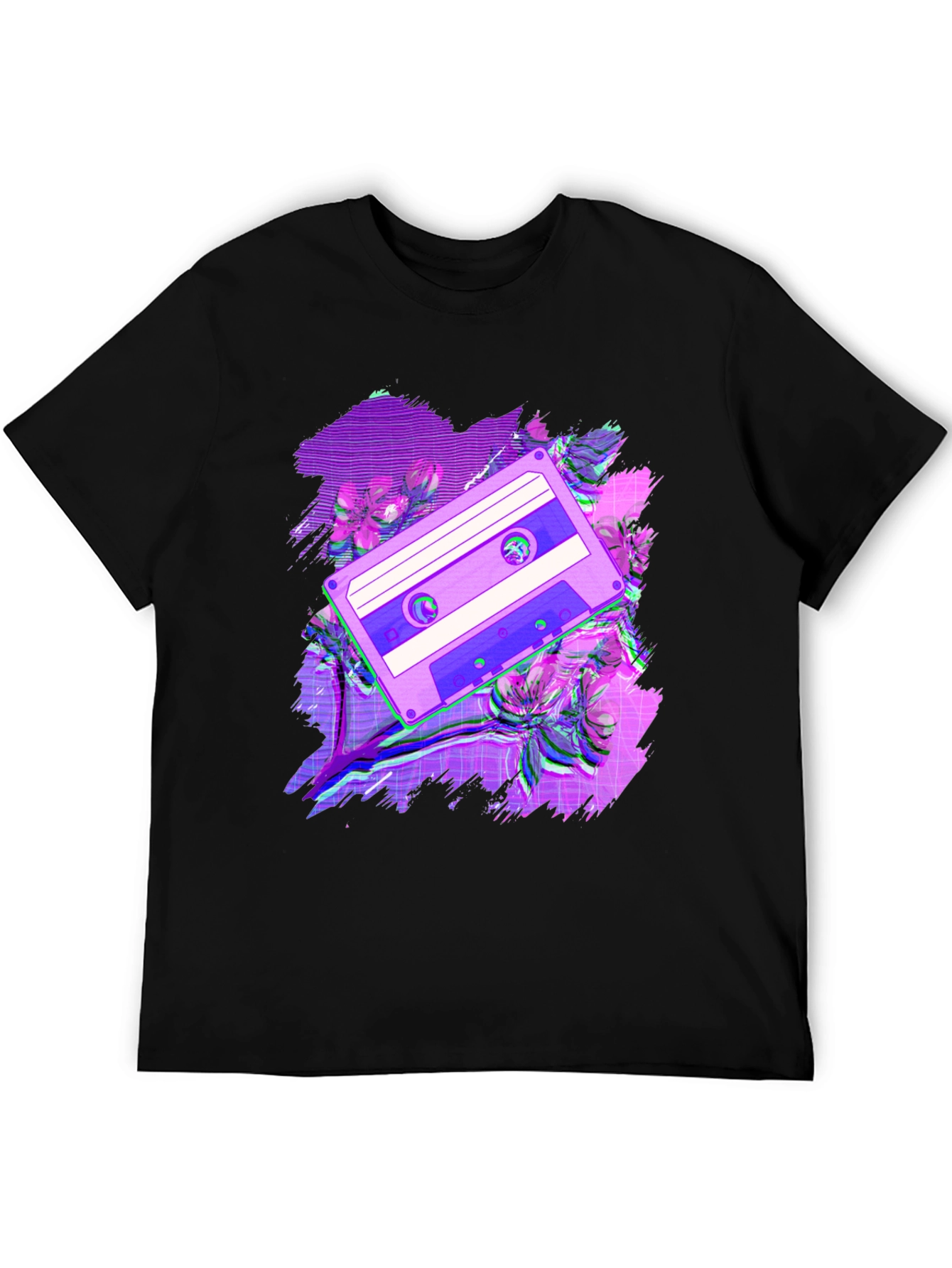 Retro Cassette Tape T-Shirt - Vaporwave Aesthetic