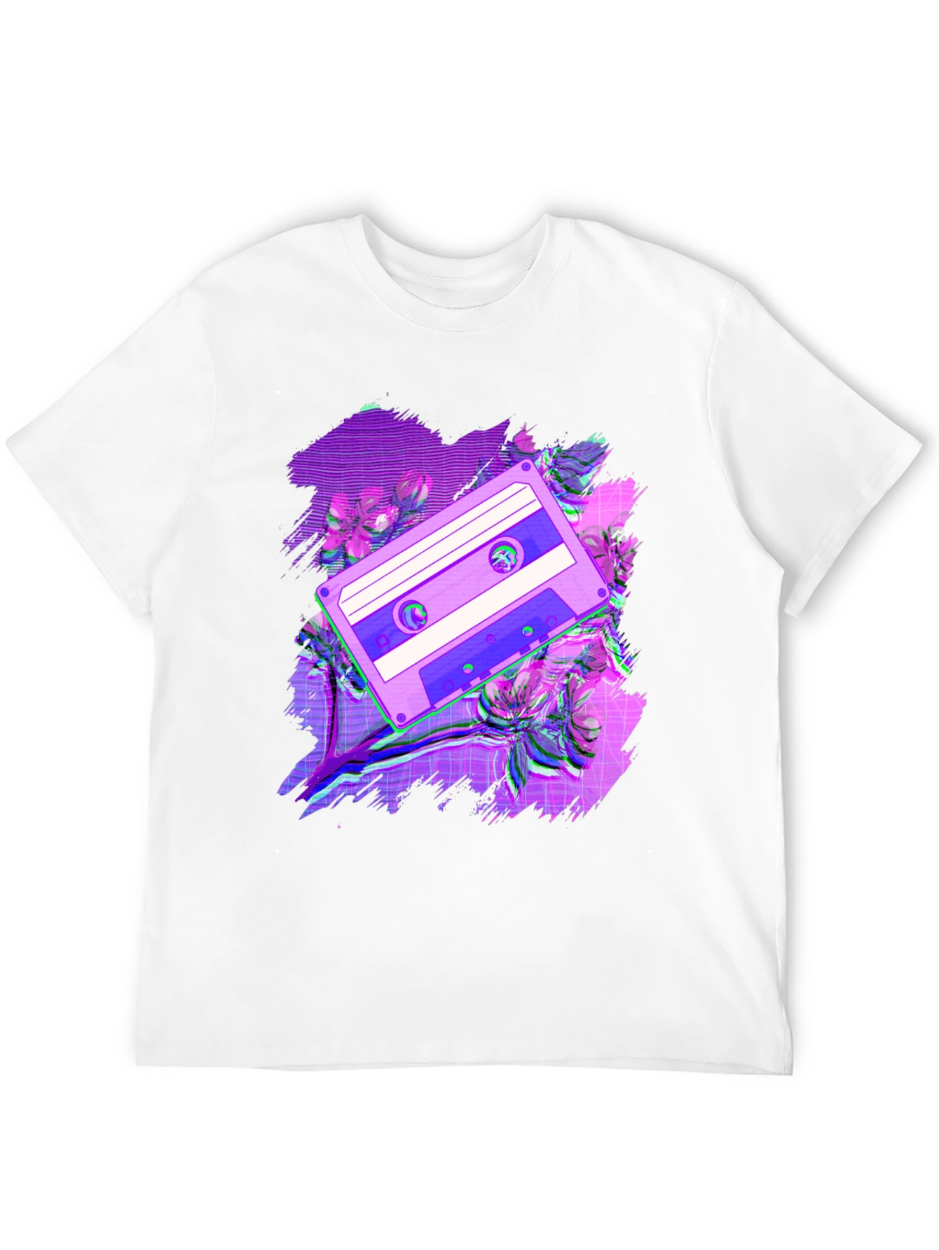 Retro Cassette Tape T-Shirt - Vaporwave Aesthetic