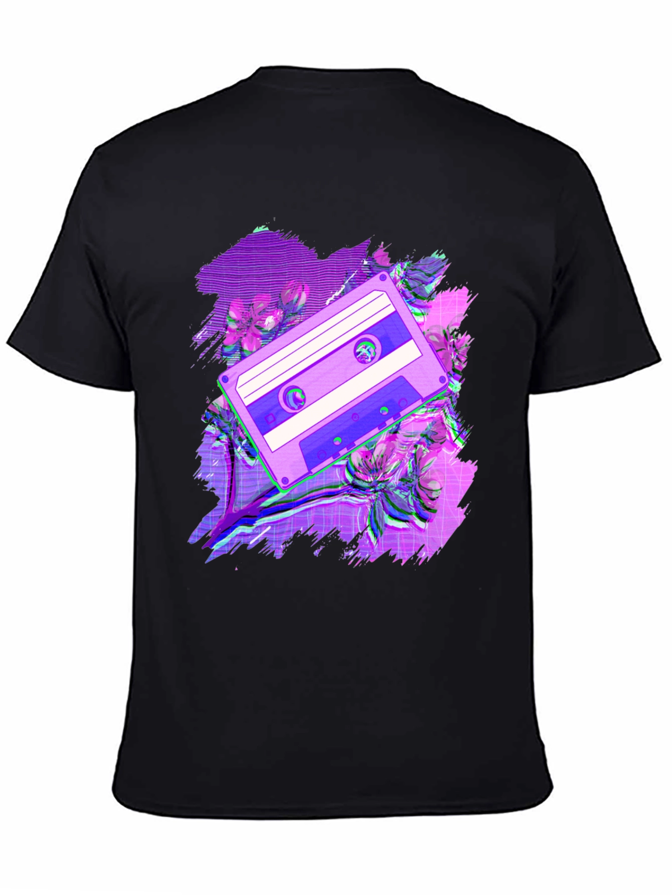 Retro Cassette Tape T-Shirt - Vaporwave Aesthetic