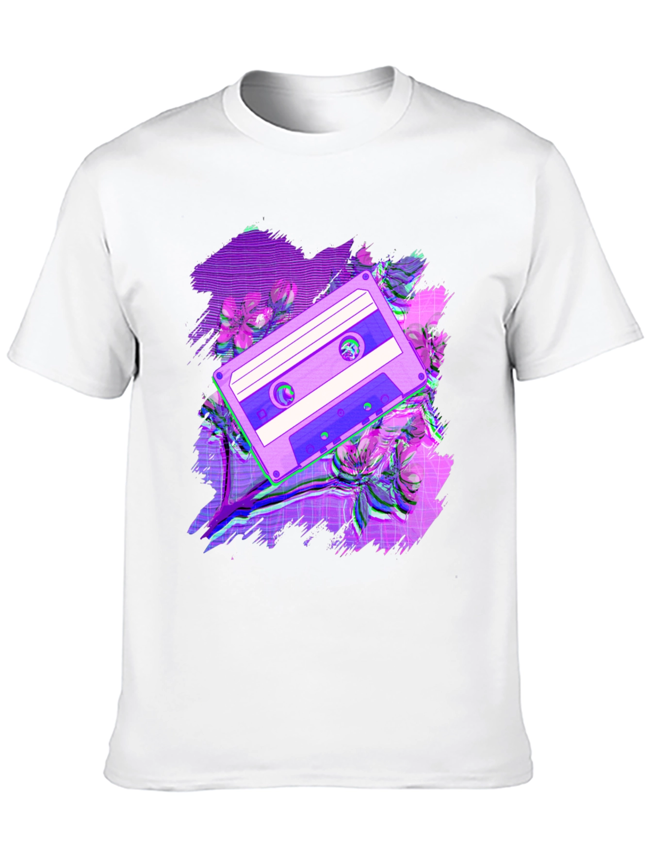 Retro Cassette Tape T-Shirt - Vaporwave Aesthetic