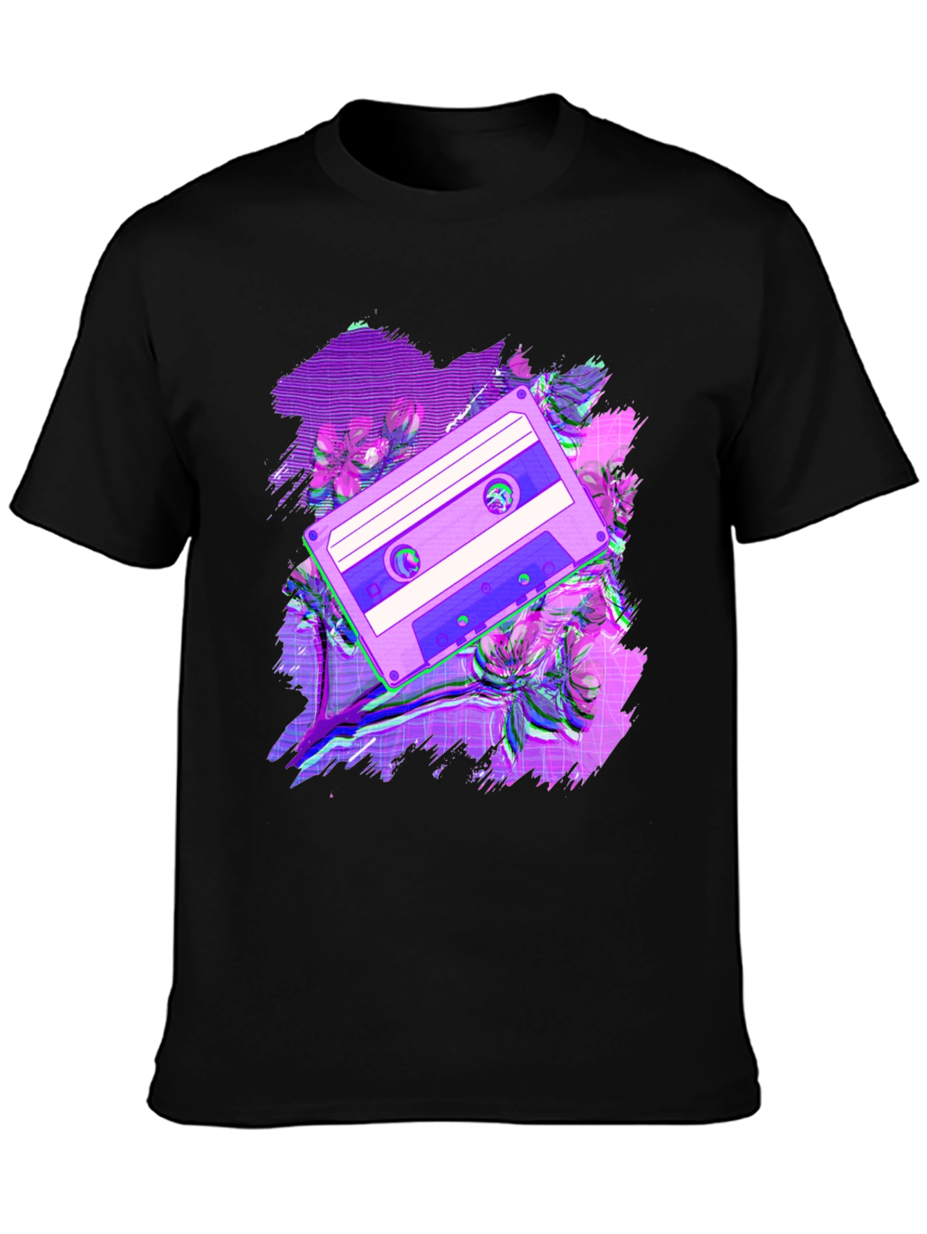 Retro Cassette Tape T-Shirt - Vaporwave Aesthetic