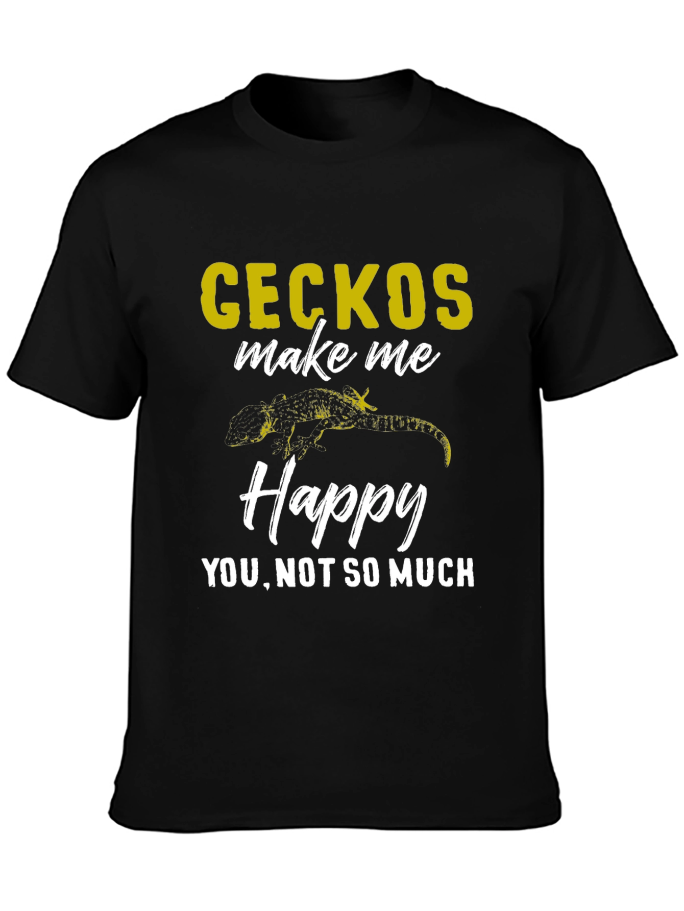 Gecko Lover Graphic Tee - Happy Unisex