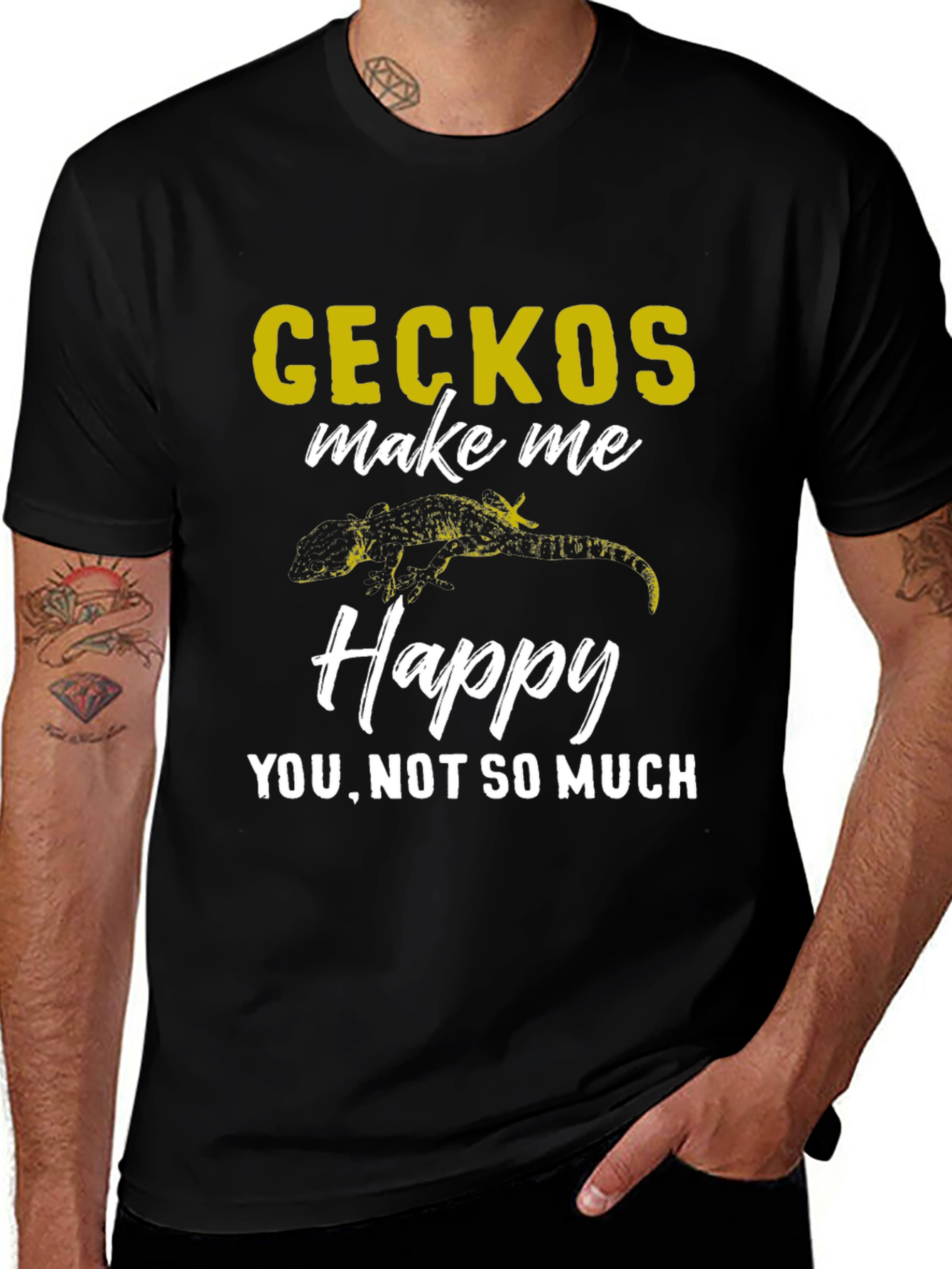 Gecko Lover Graphic Tee - Happy Unisex