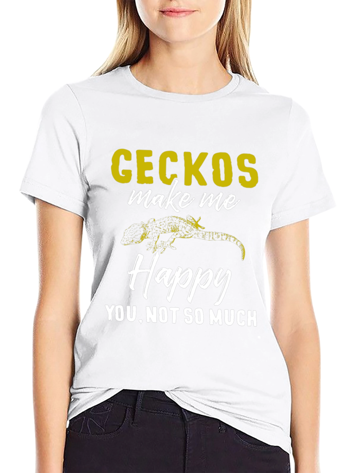 Gecko Lover Graphic Tee - Happy Unisex