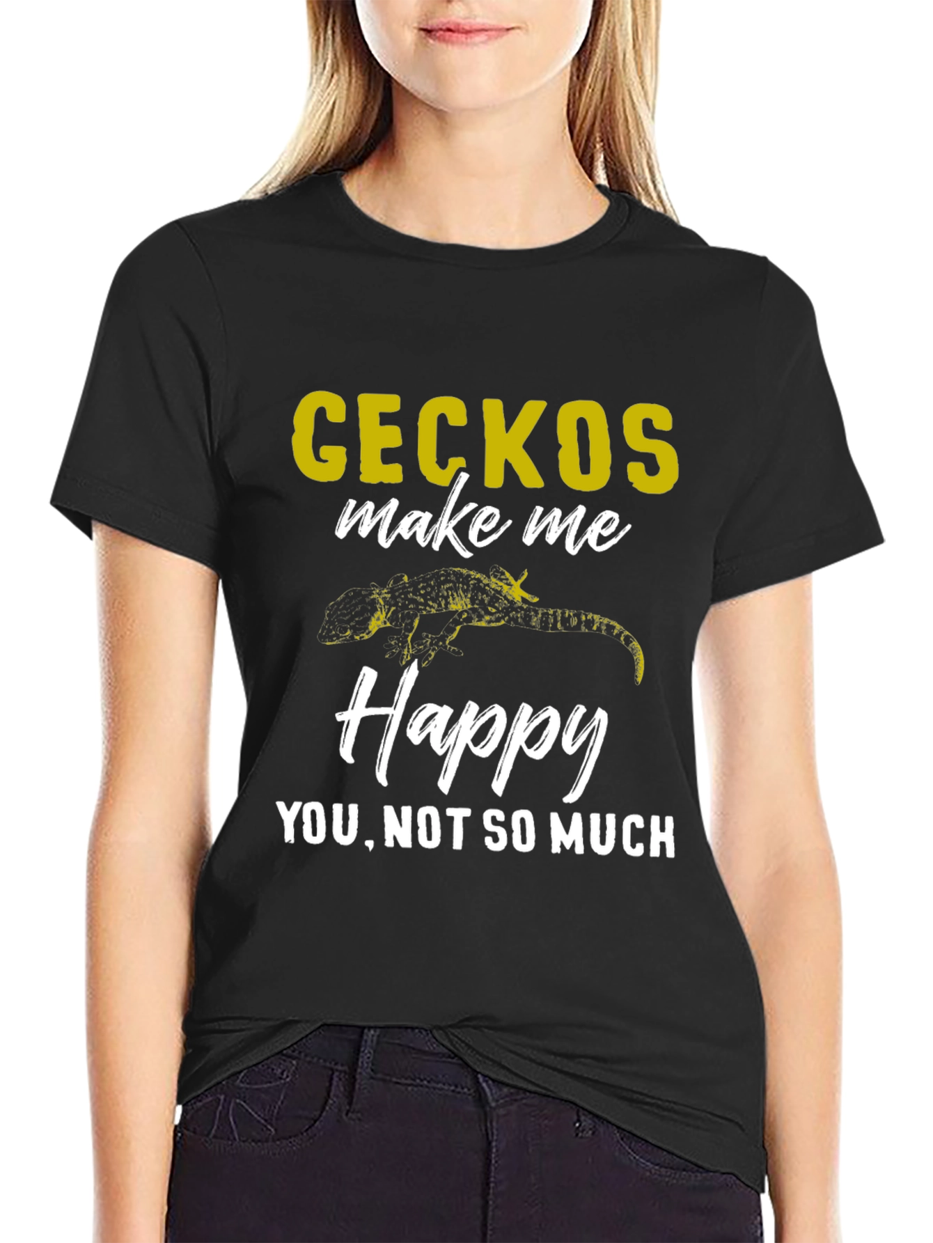 Gecko Lover Graphic Tee - Happy Unisex
