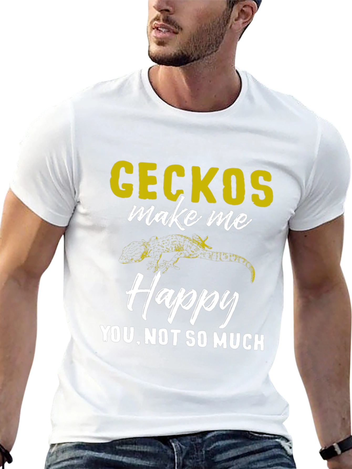 Gecko Lover Graphic Tee - Happy Unisex
