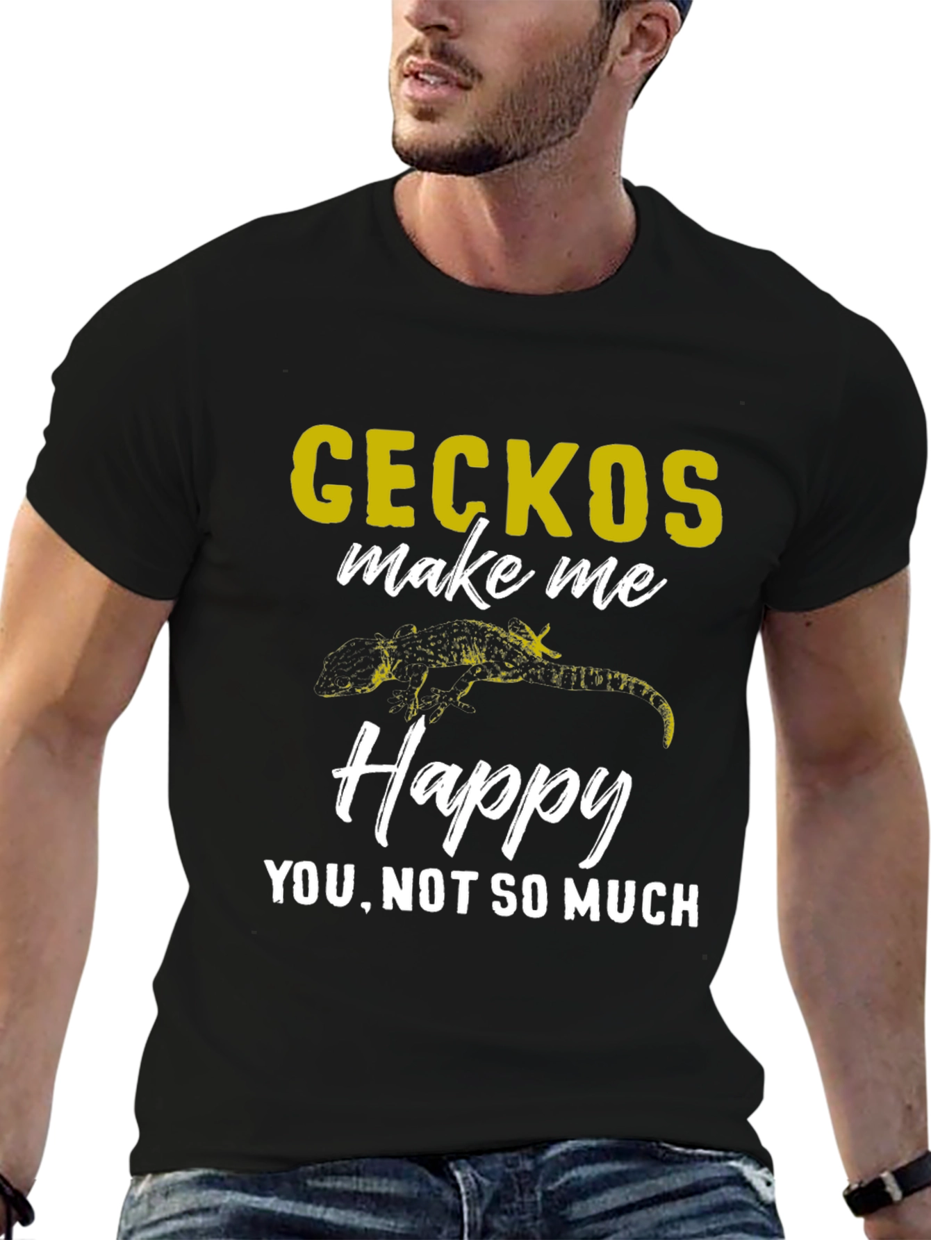 Gecko Lover Graphic Tee - Happy Unisex