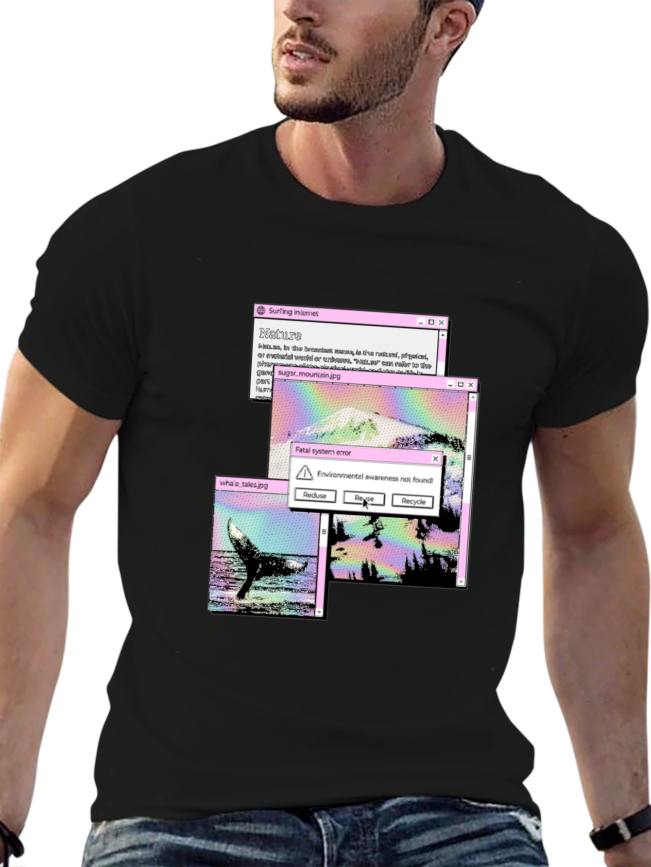 Surfing Internet Nature T-Shirt