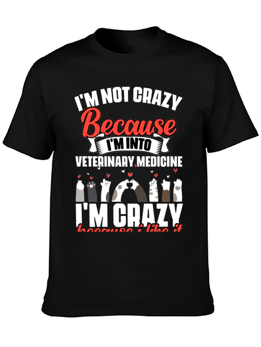 Vet Med Crazy Cat Lover T-Shirt