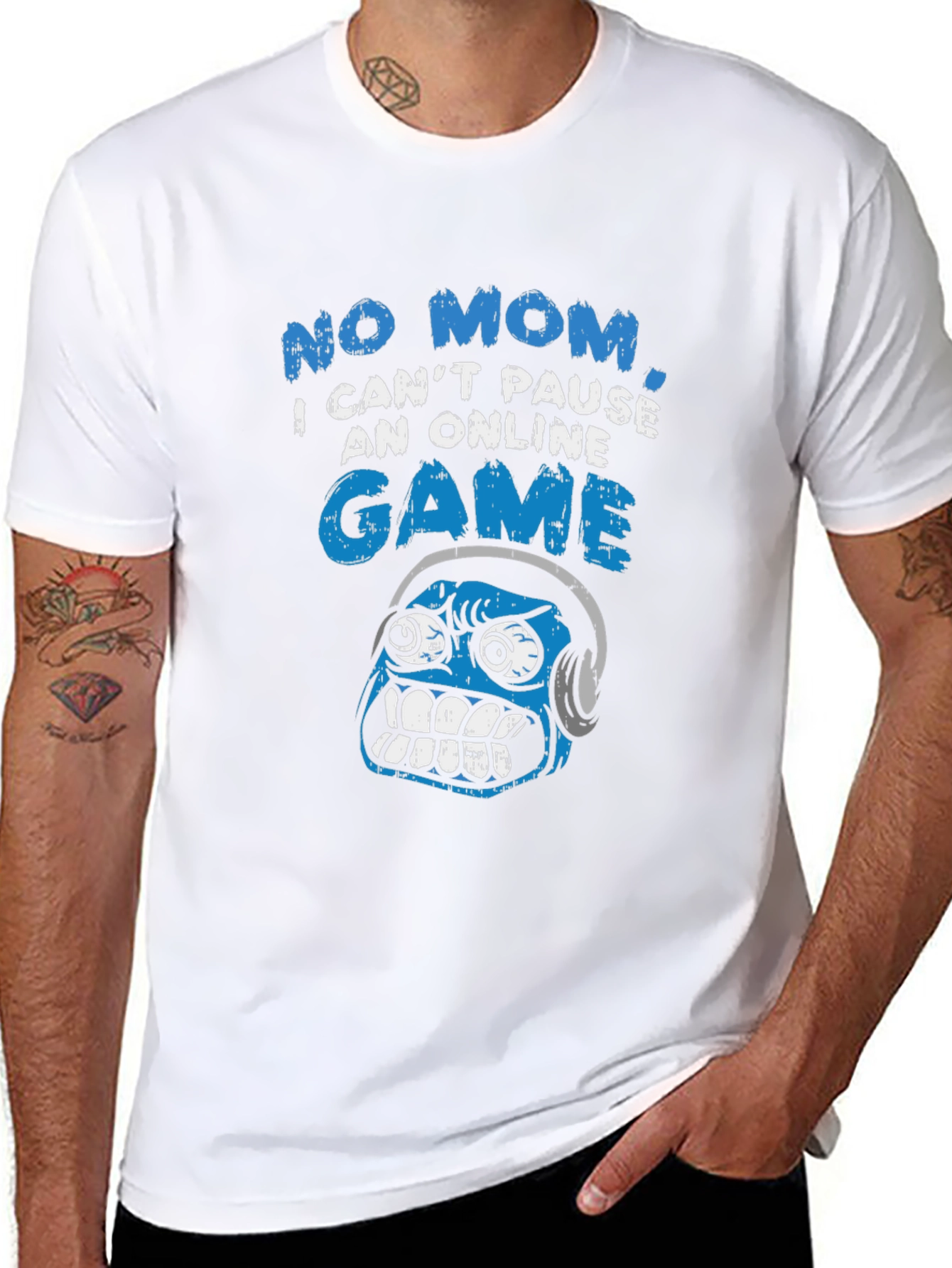 Gamer T-Shirt - No Pause Online Game Funny Tee