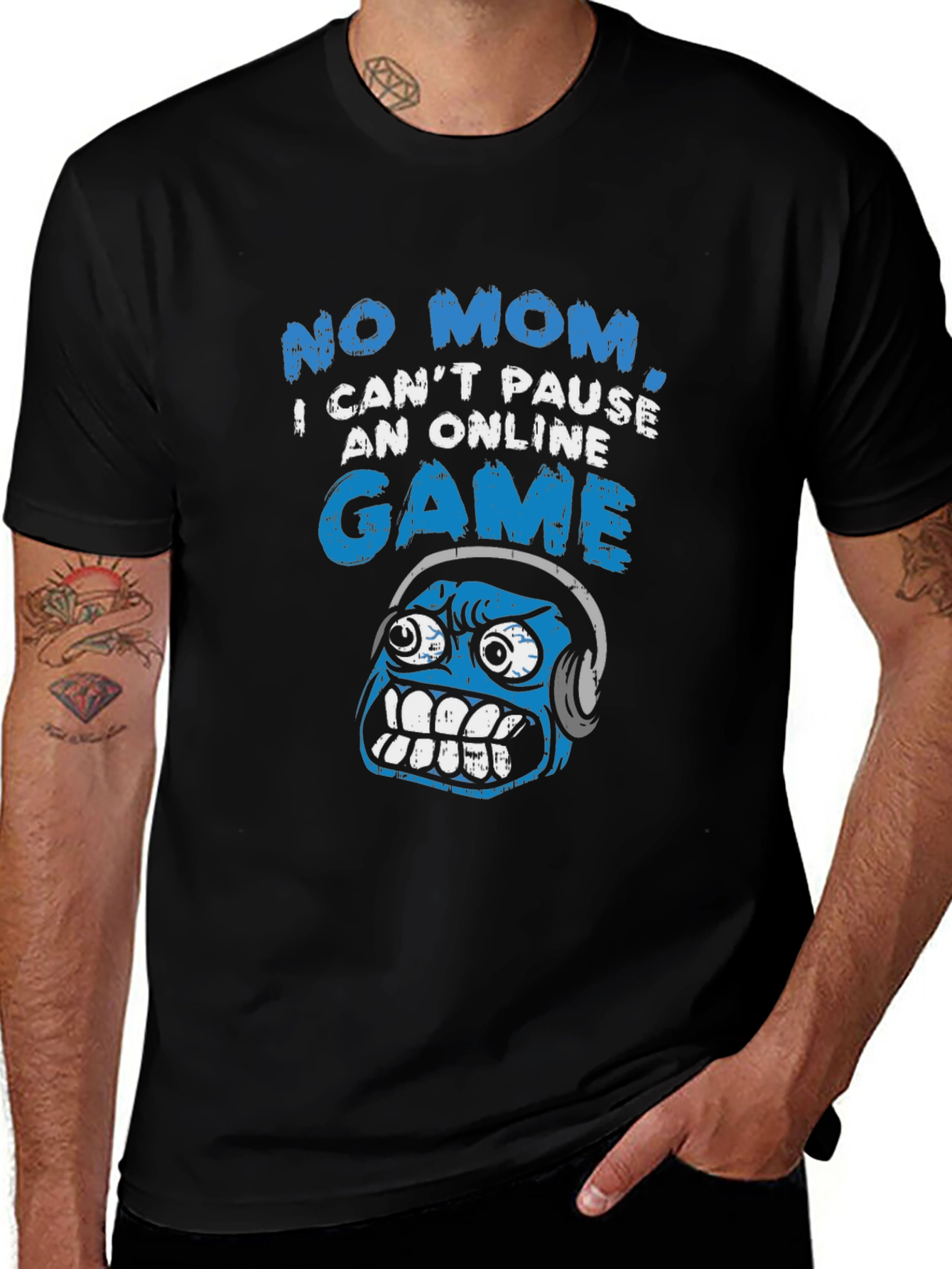 Gamer T-Shirt - No Pause Online Game Funny Tee