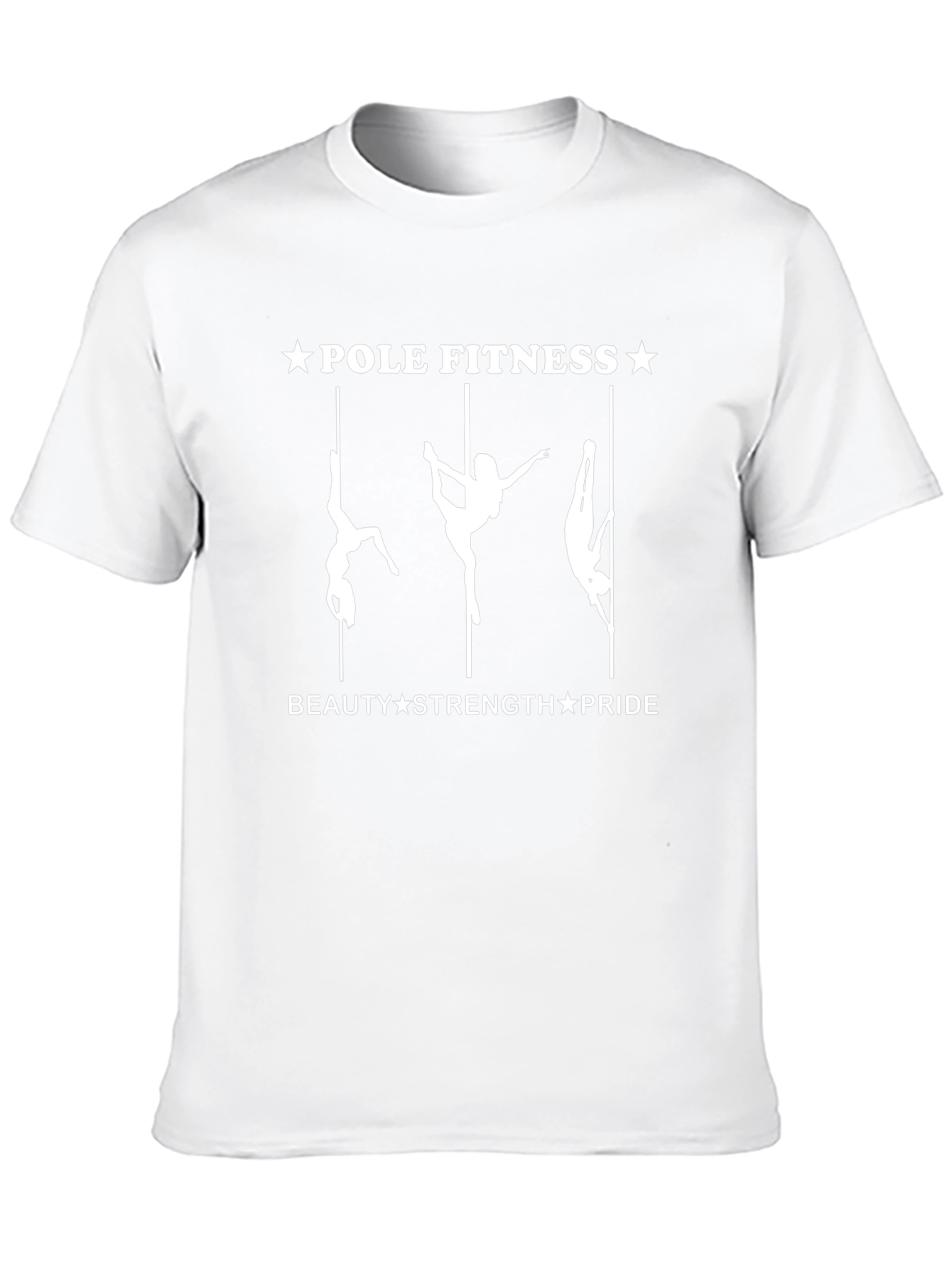 Pole Fitness Graphic Tee - Beauty Strength Pride