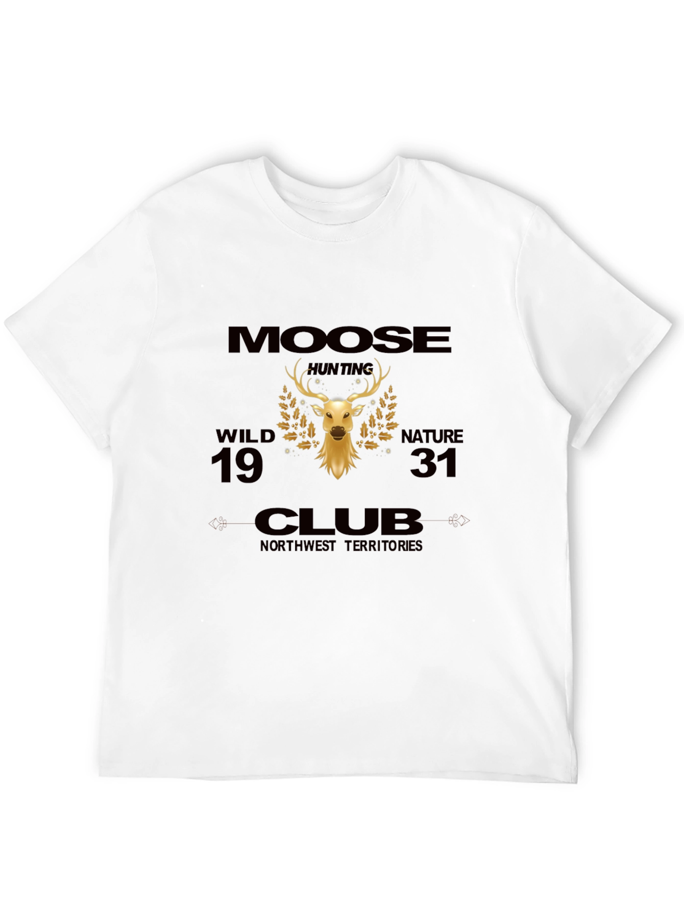 Moose Hunting Club Graphic T-Shirt