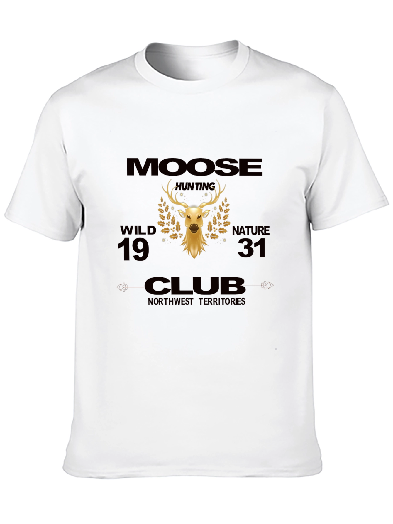 Moose Hunting Club Graphic T-Shirt