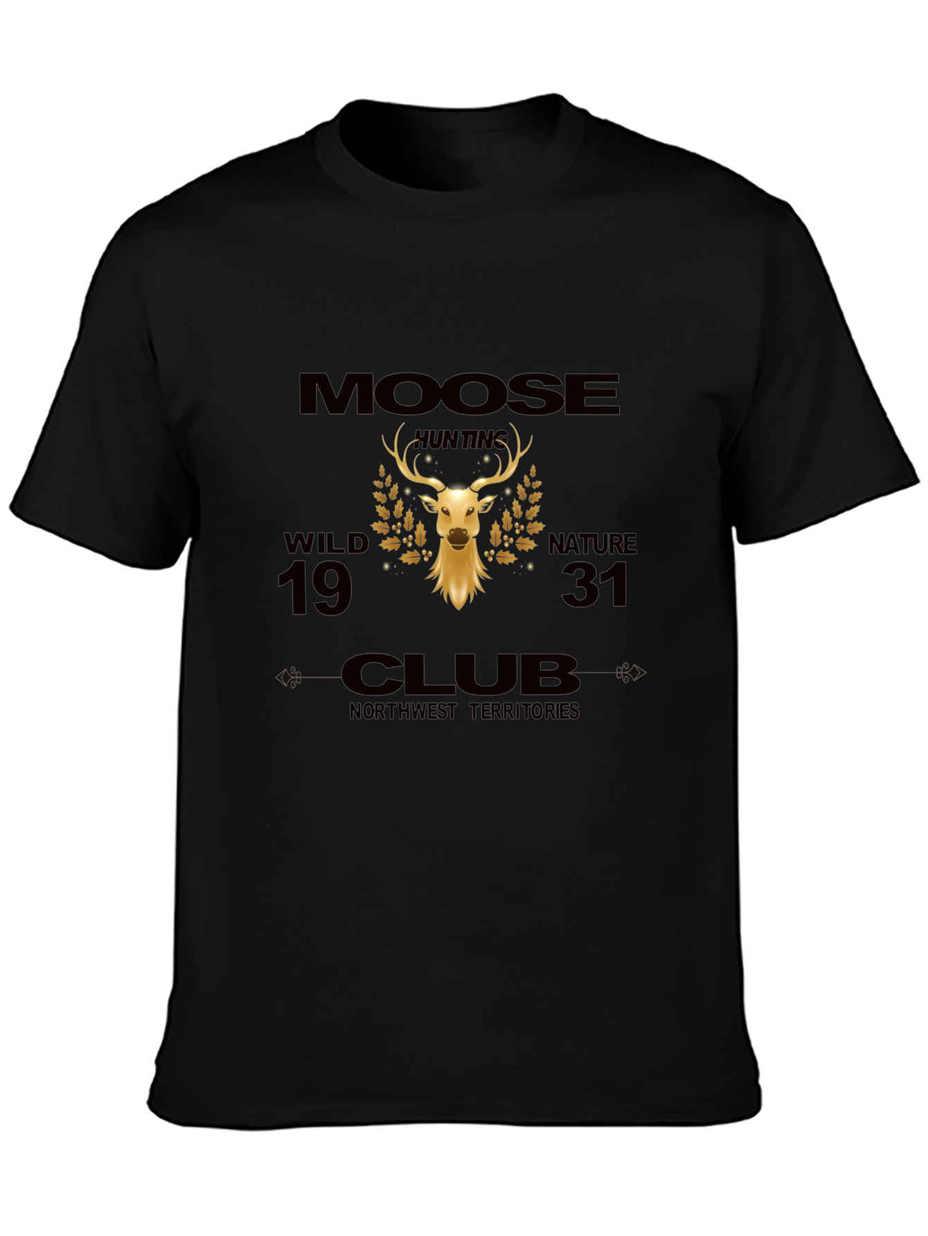Moose Hunting Club Graphic T-Shirt