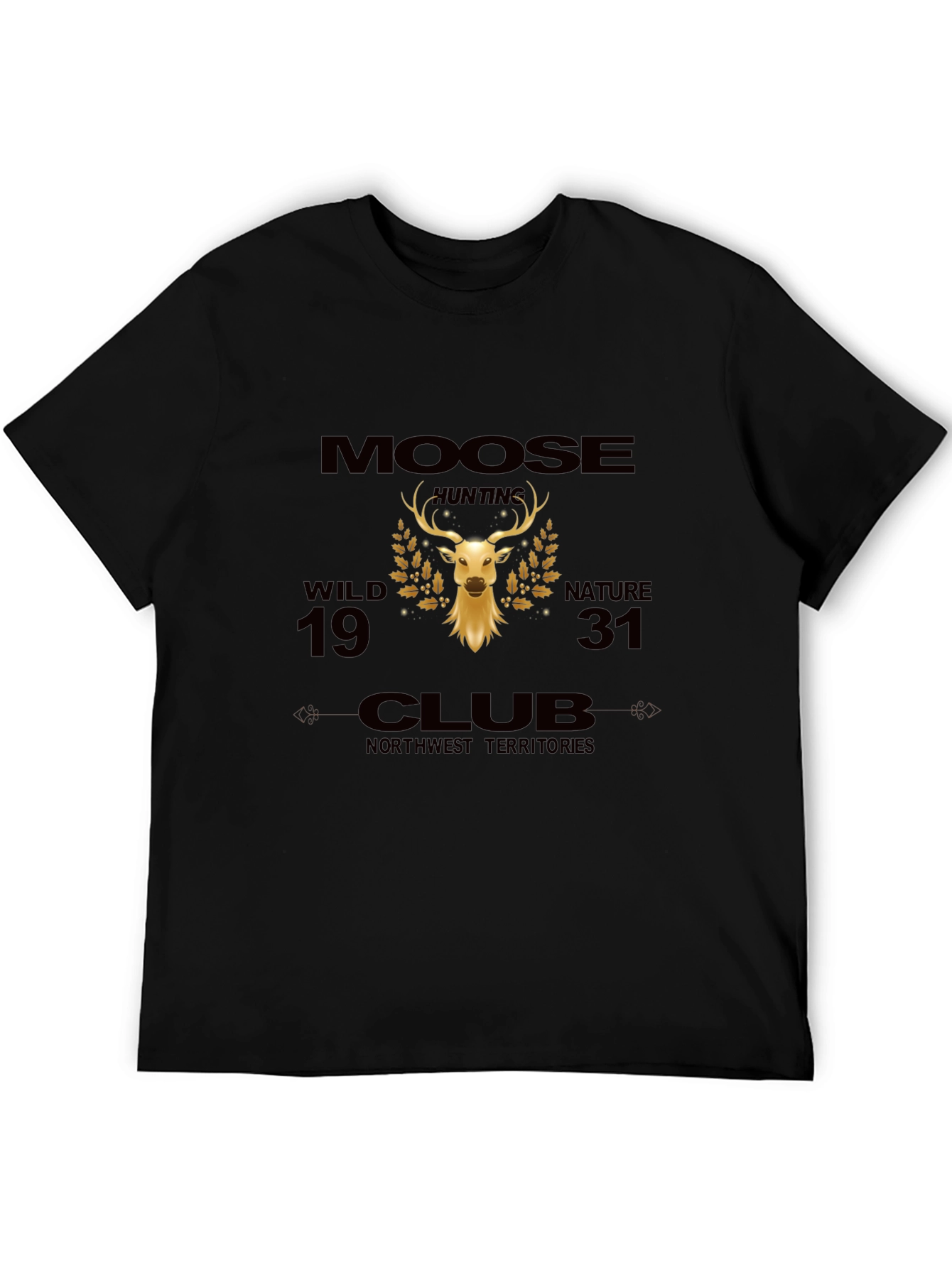 Moose Hunting Club Graphic T-Shirt